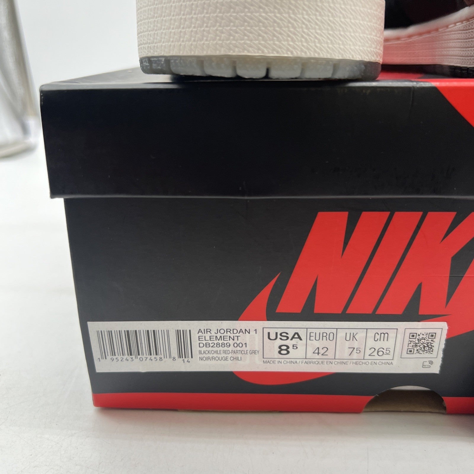 Size 8.5 - Air Jordan 1 Element GORE-TEX High Black Particle Grey (DB2889-001)