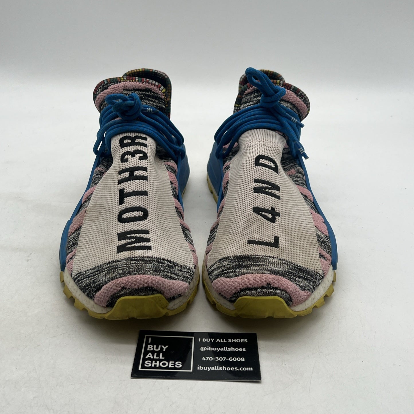 Size 14 - adidas Pharrell x NMD Human Race Trail Solar Pack (BB9531)