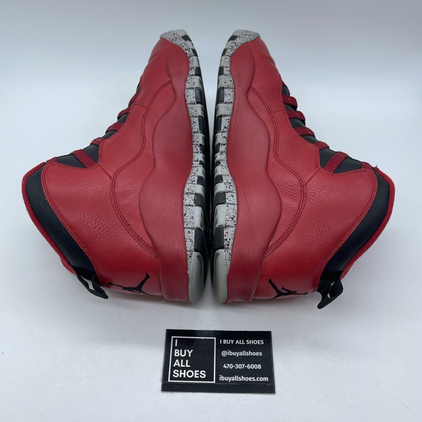 Size 9.5 - Air Jordan 10 Retro Bulls Over Broadway Red Leather (705178-601)