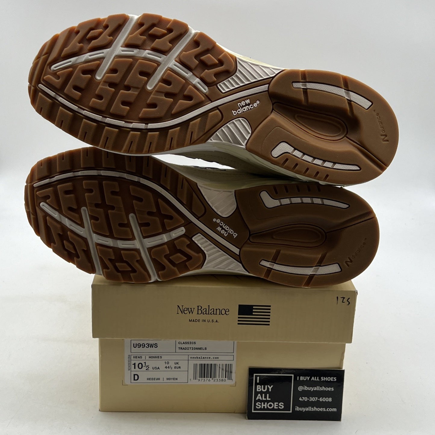 Size 10.5 - New Balance Teddy Santis x 993 Made in USA Sea Salt Black (U993WS)