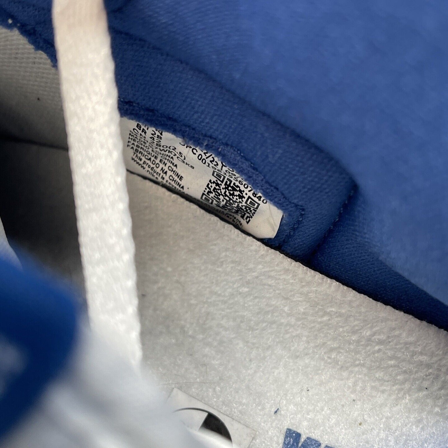 Size 10 - Jordan 1 Retro OG High True Blue White Leather (DZ5485-410)