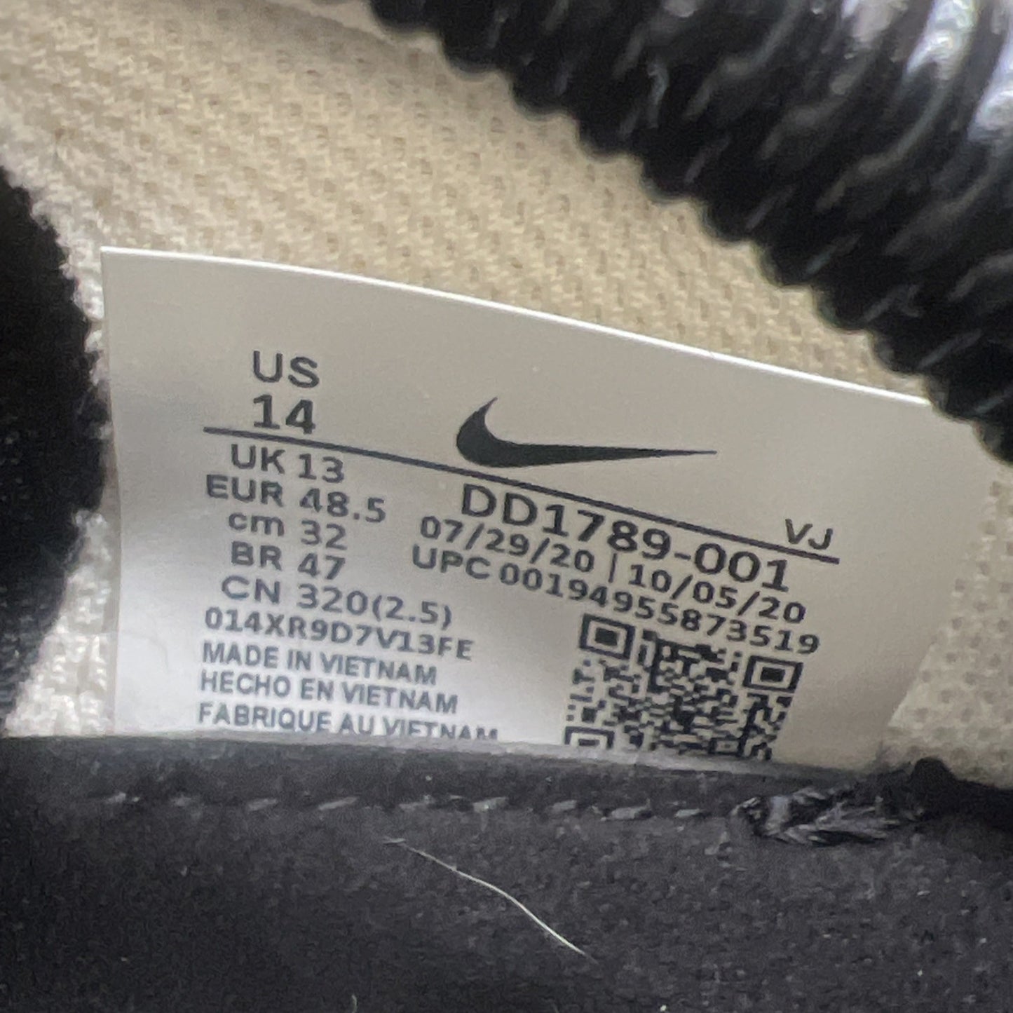 Size 14 - Undercover x Nike Overbreak SP Black (DD1789-001)