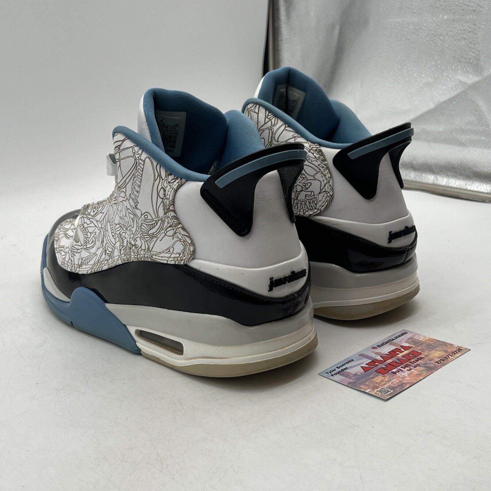 Size 10.5 - Jordan Dub Zero Legend Blue Black White Leather (311046-114)