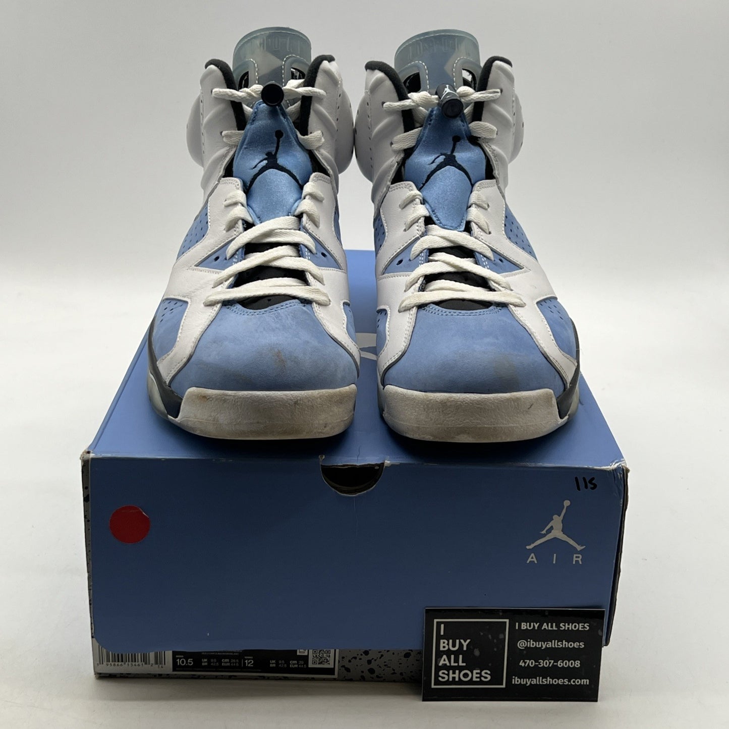 Size 10.5 - Air Jordan 6 Retro Mid UNC Home (CT8529-410)