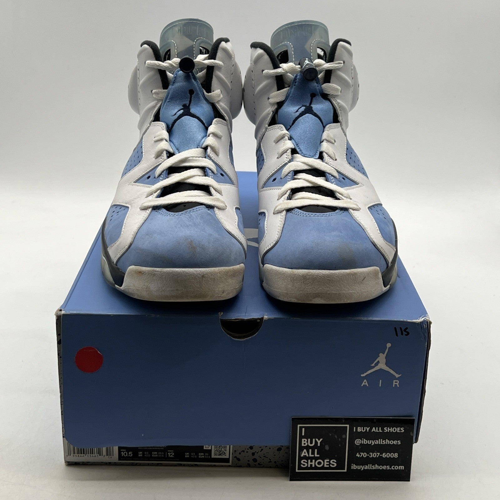 Size 10.5 - Air Jordan 6 Retro Mid UNC Home (CT8529-410)