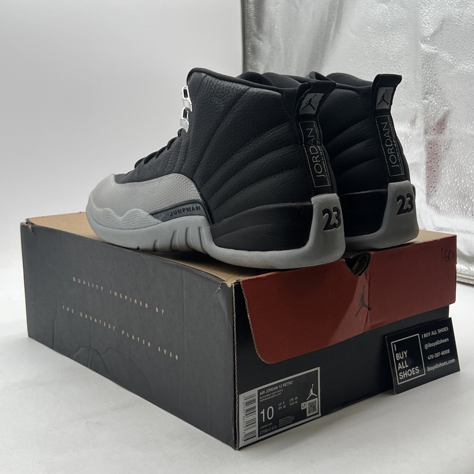 Size 10 - Air Jordan 12 Retro Barons (CT8013-010)