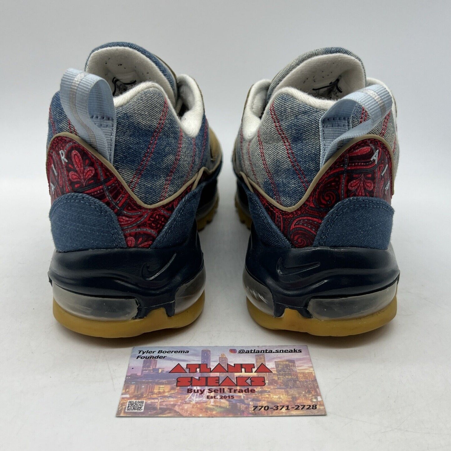 Size 11 - Nike Air Max 98 Wild West Blue Red Gum Jean Tan (BV6045-400)