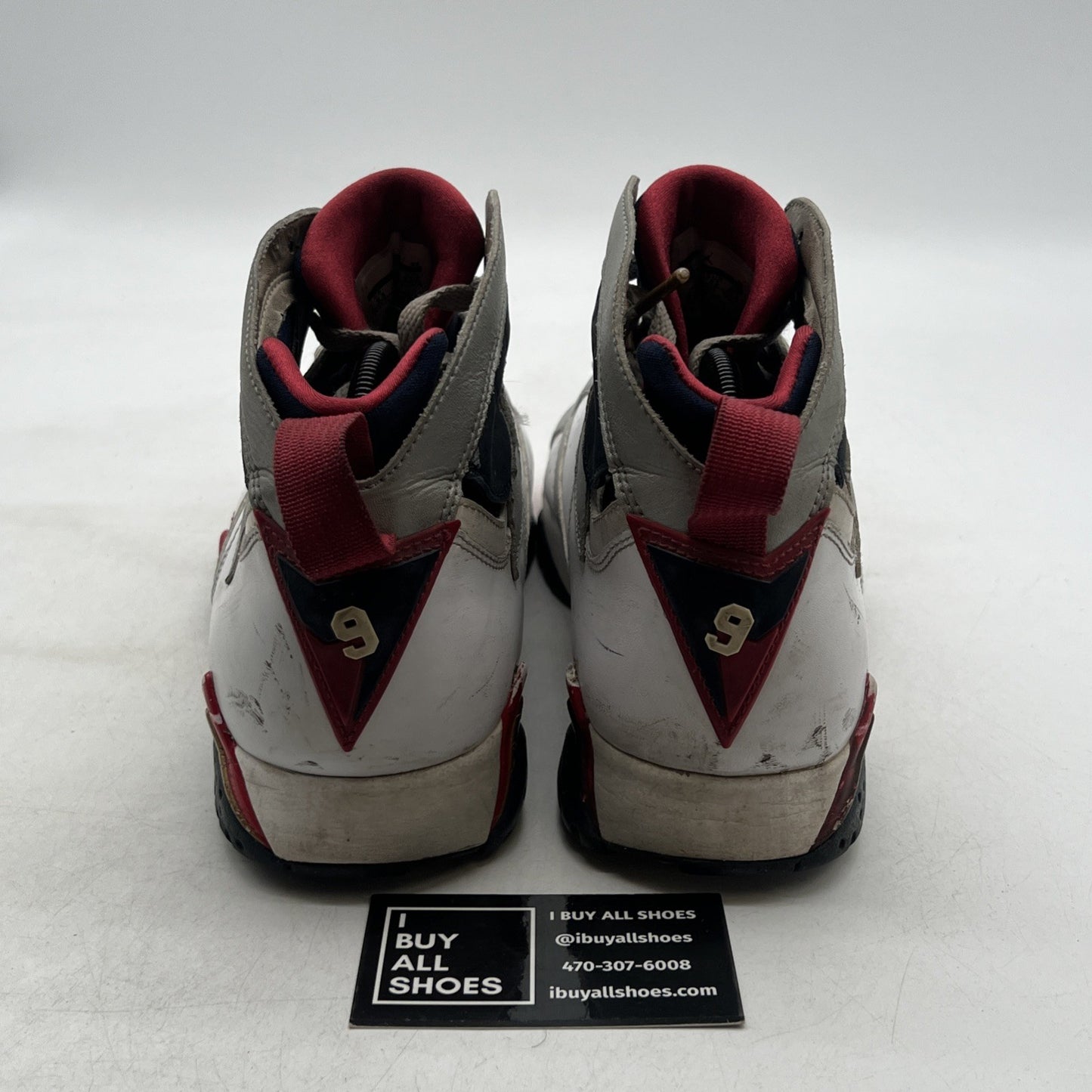 Size 9.5 - Air Jordan 7 Retro 2012 Olympic (304775-135)