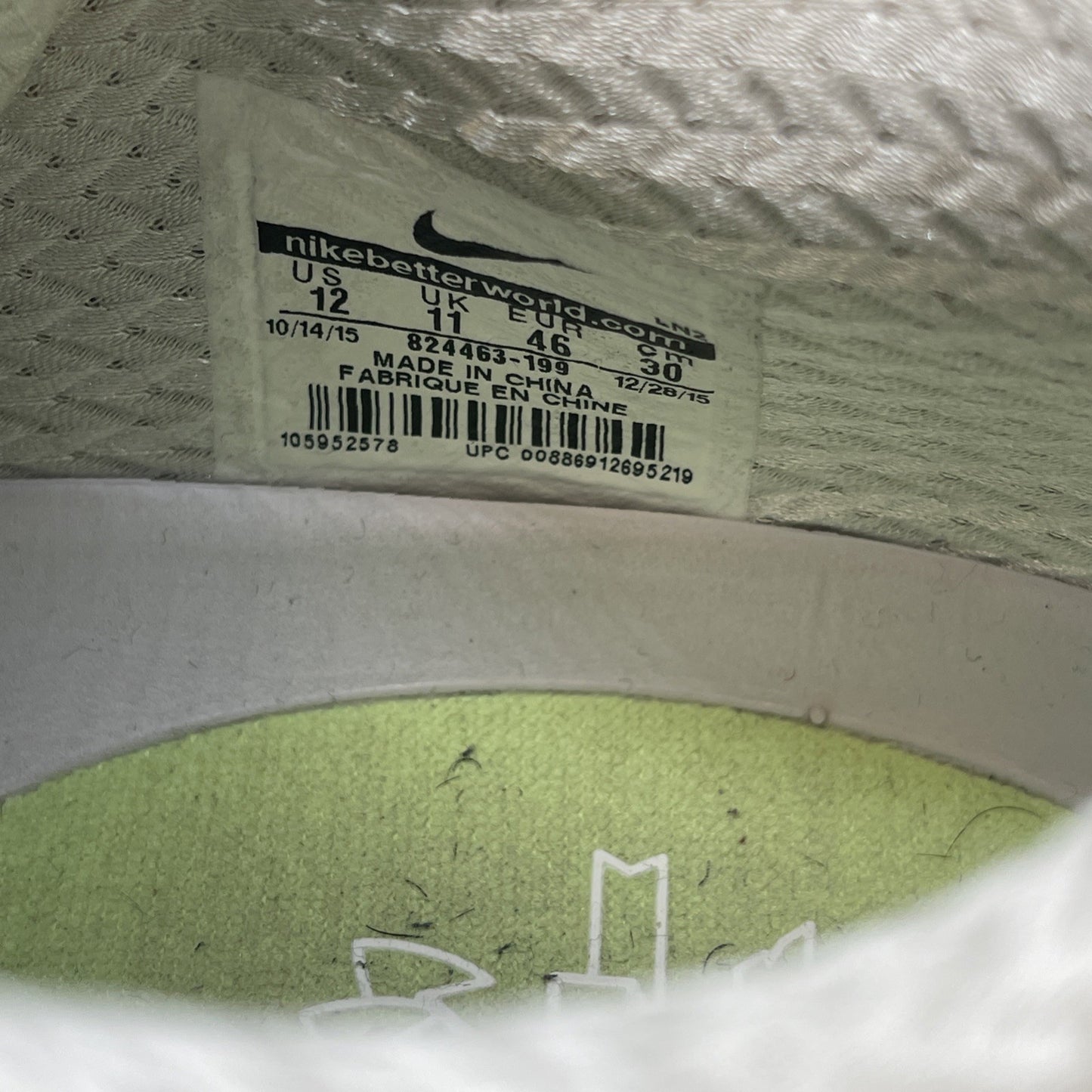 Size 12 - Nike Kobe 11 Elite 4KB Low White Horse Green Suede (824463-199)