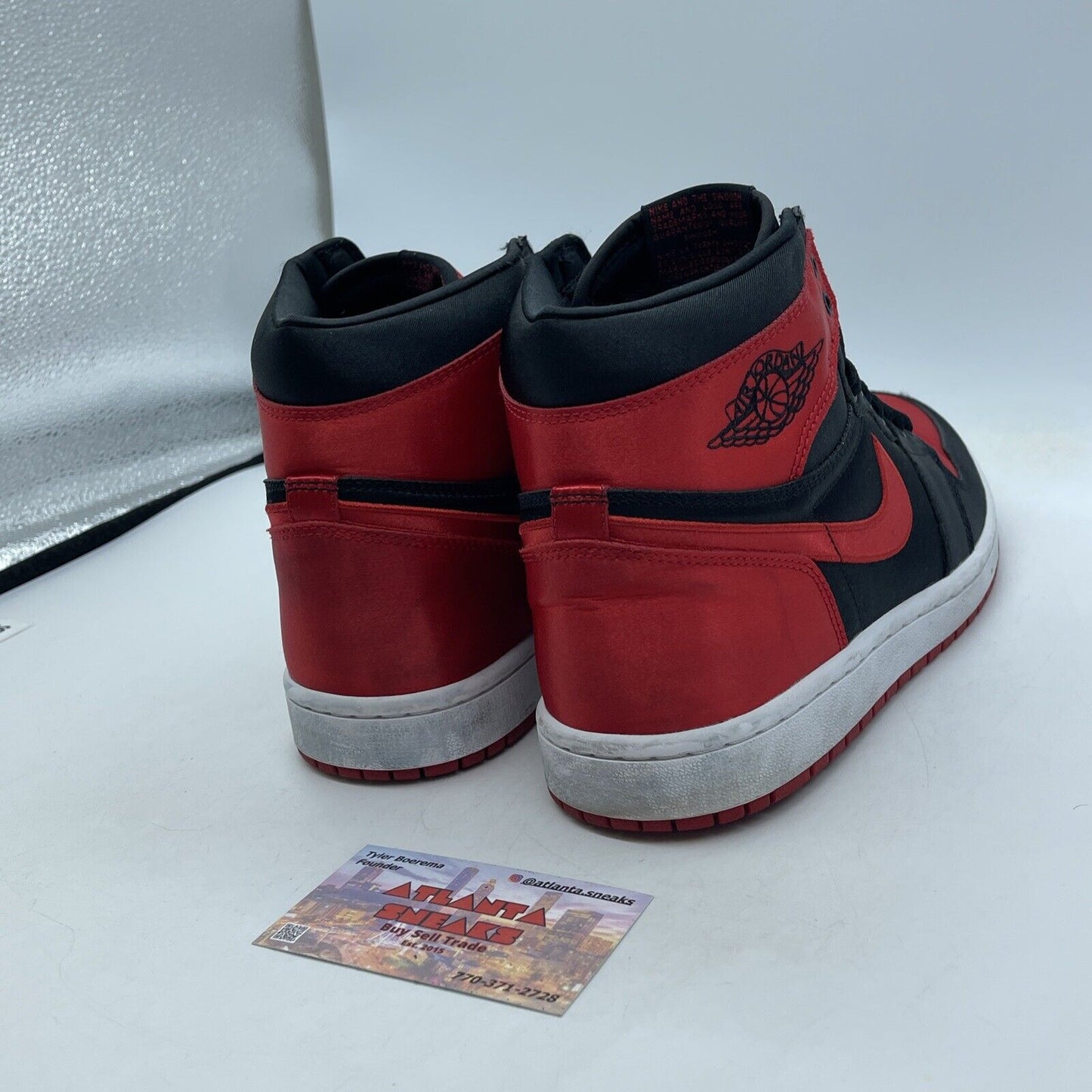 Size 10W - Air Jordan 1 Retro OG 2023 High Satin Bred Red Suede (FD4810-061)