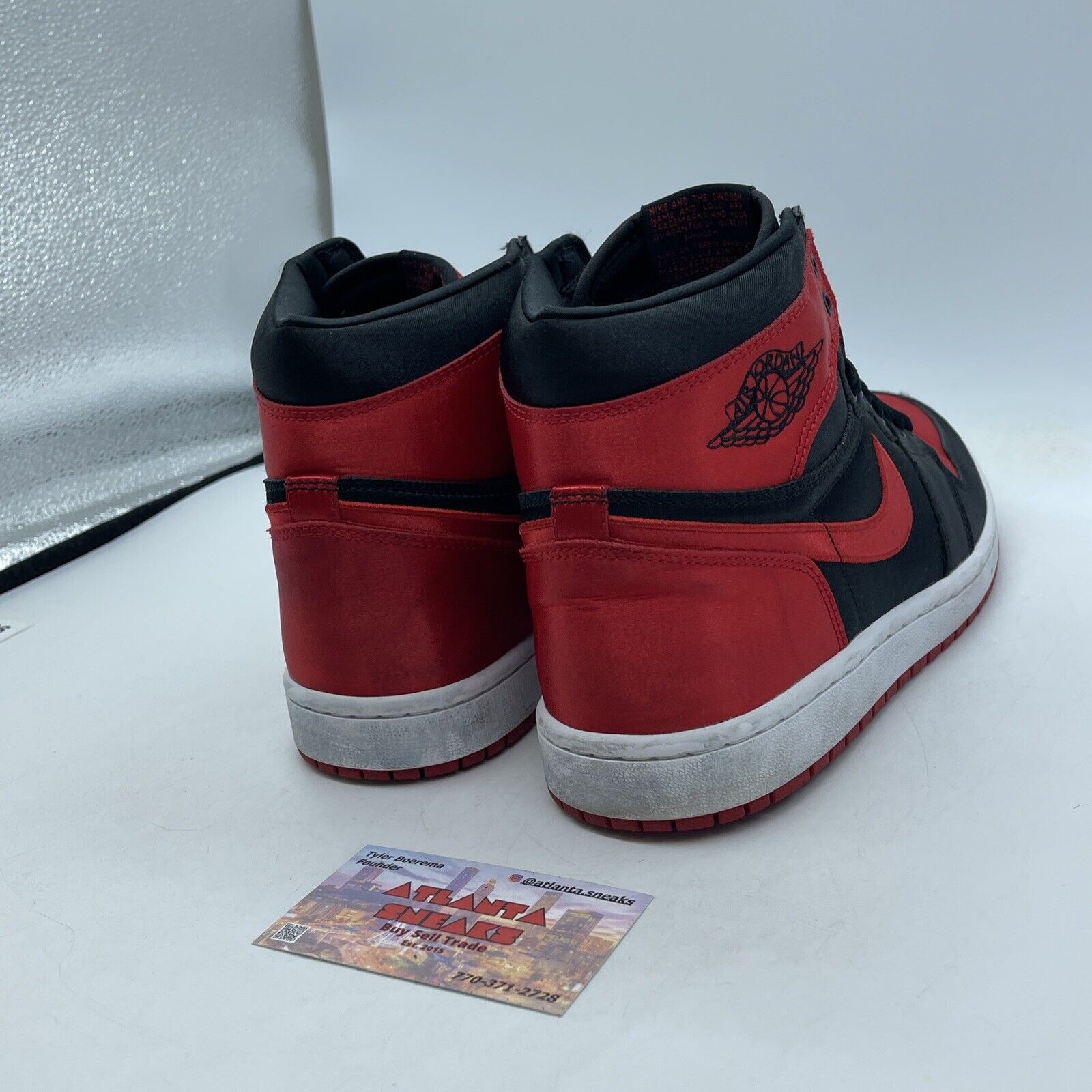 Size 10W - Air Jordan 1 Retro OG 2023 High Satin Bred Red Suede (FD4810-061)