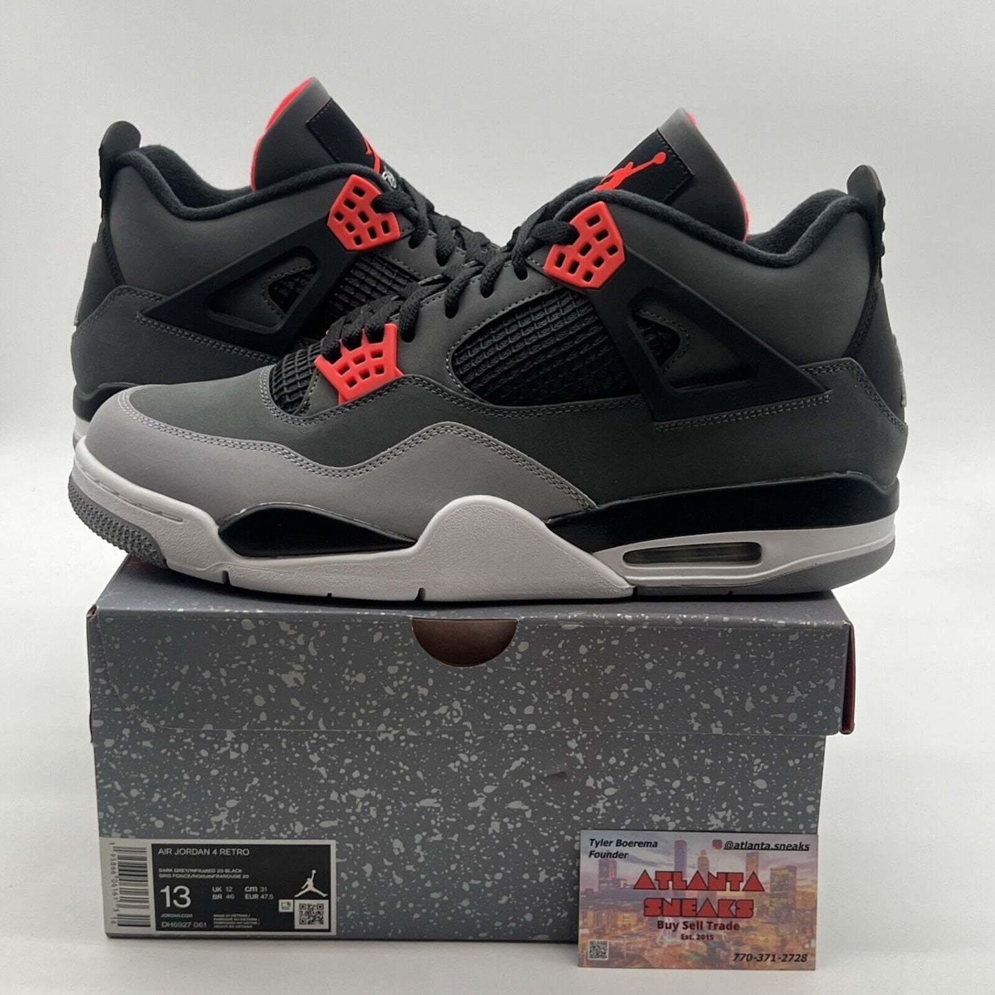 Size 13 - Air Jordan 4 Retro Mid Infrared (DH6927-061)
