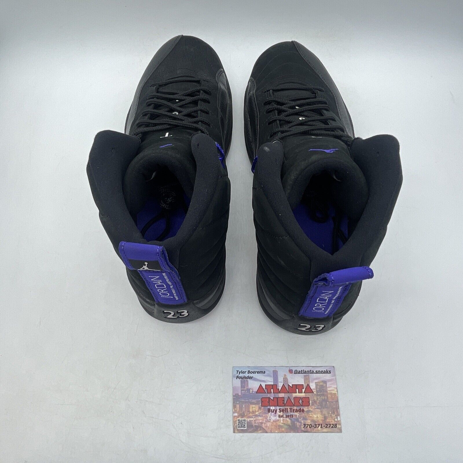 Size 10 - Air Jordan 12 Retro Dark Concord Black Purple Suede (CT8013-005)