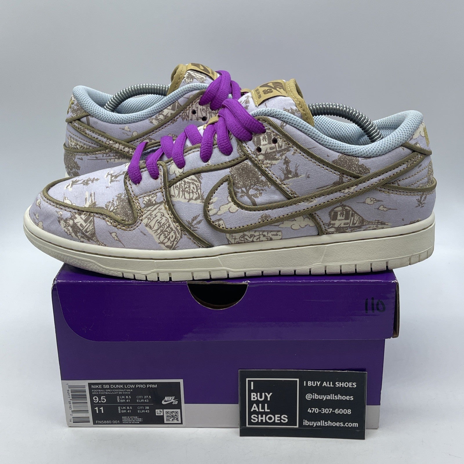 Size 9.5 - Nike Dunk Premium SB Low City of Style Pack Brown (FN5880-001)