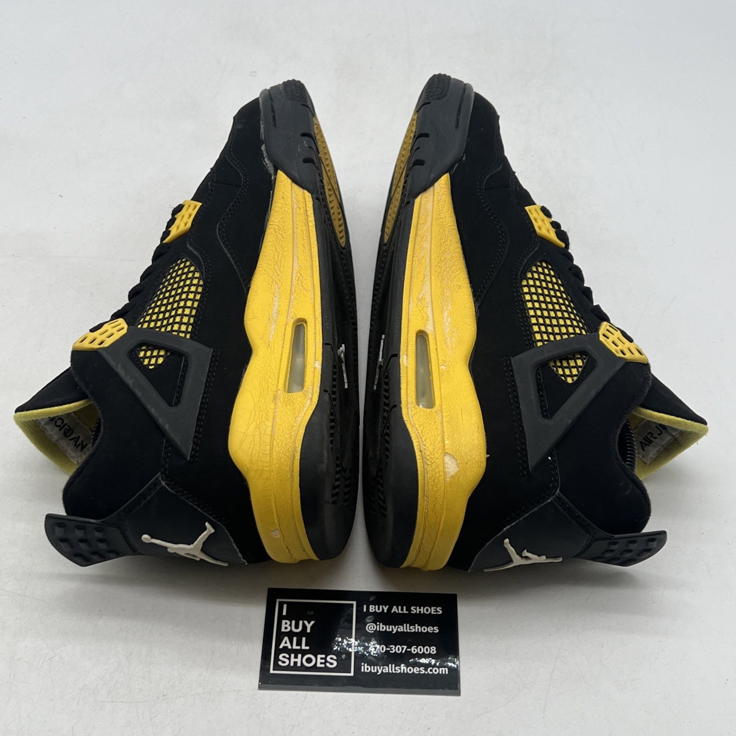 Size 8 - Air Jordan 4 Retro Low Thunder (308497-008)