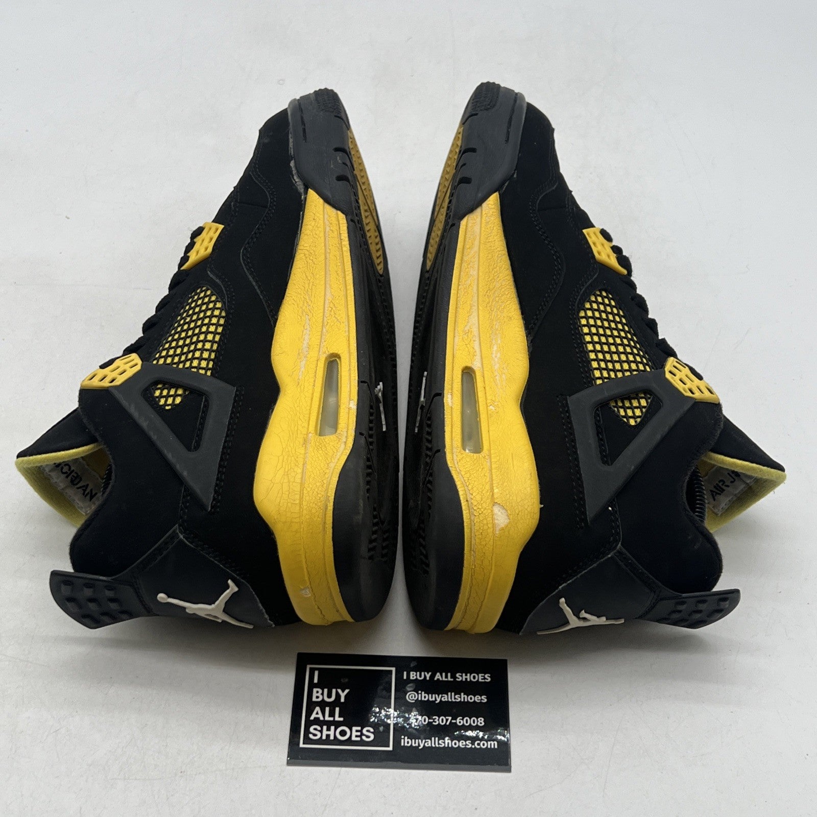 Size 8 - Air Jordan 4 Retro Low Thunder (308497-008)
