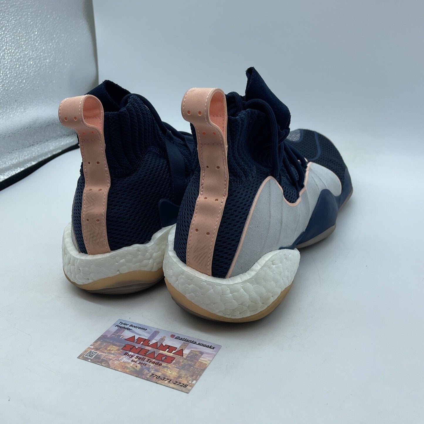 Size 13 - adidas Crazy BYW LVL X Clear Orange Pink Suede Leather (B42243)