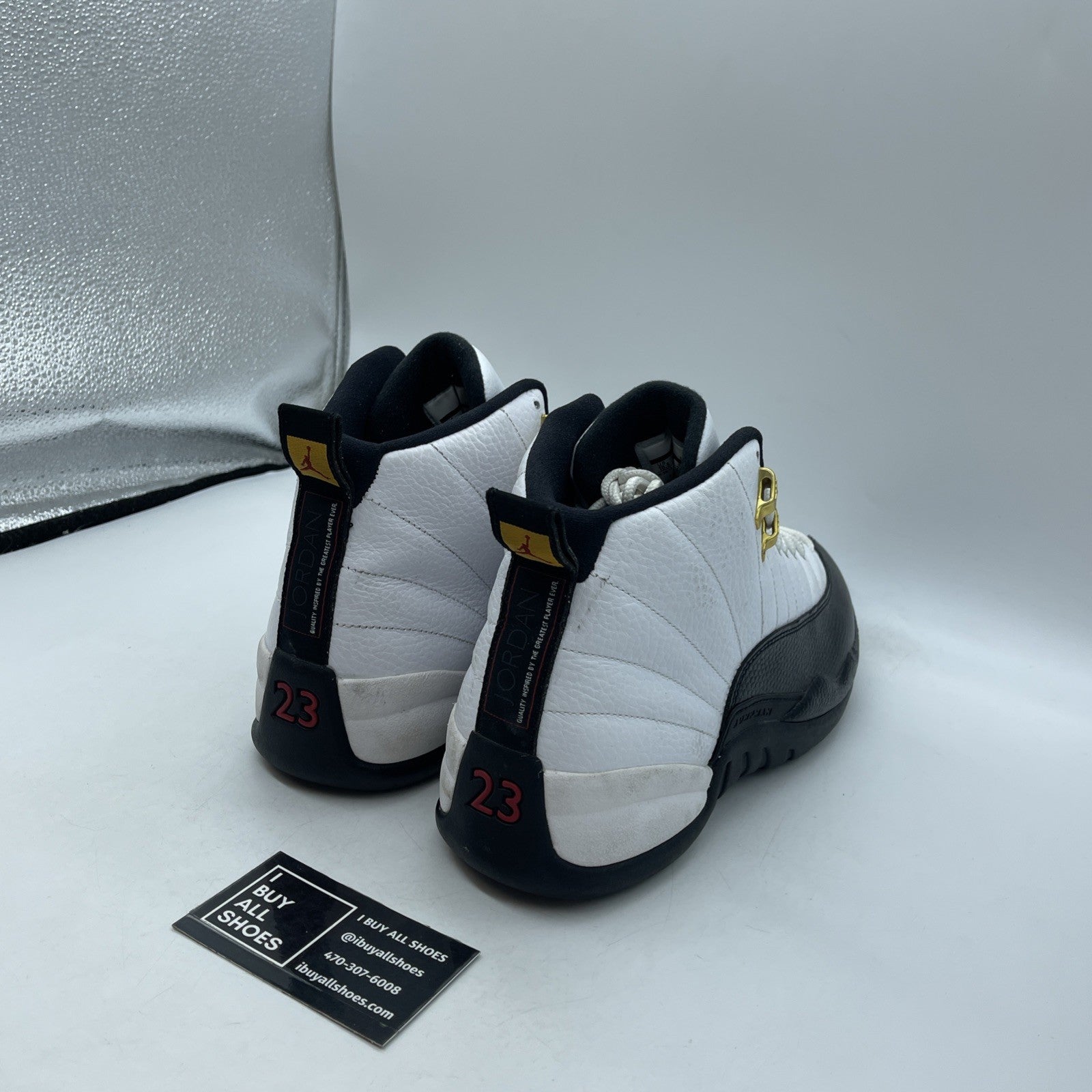 Size 10.5 - Jordan 12 Retro taxi release 2013 (130690-125)