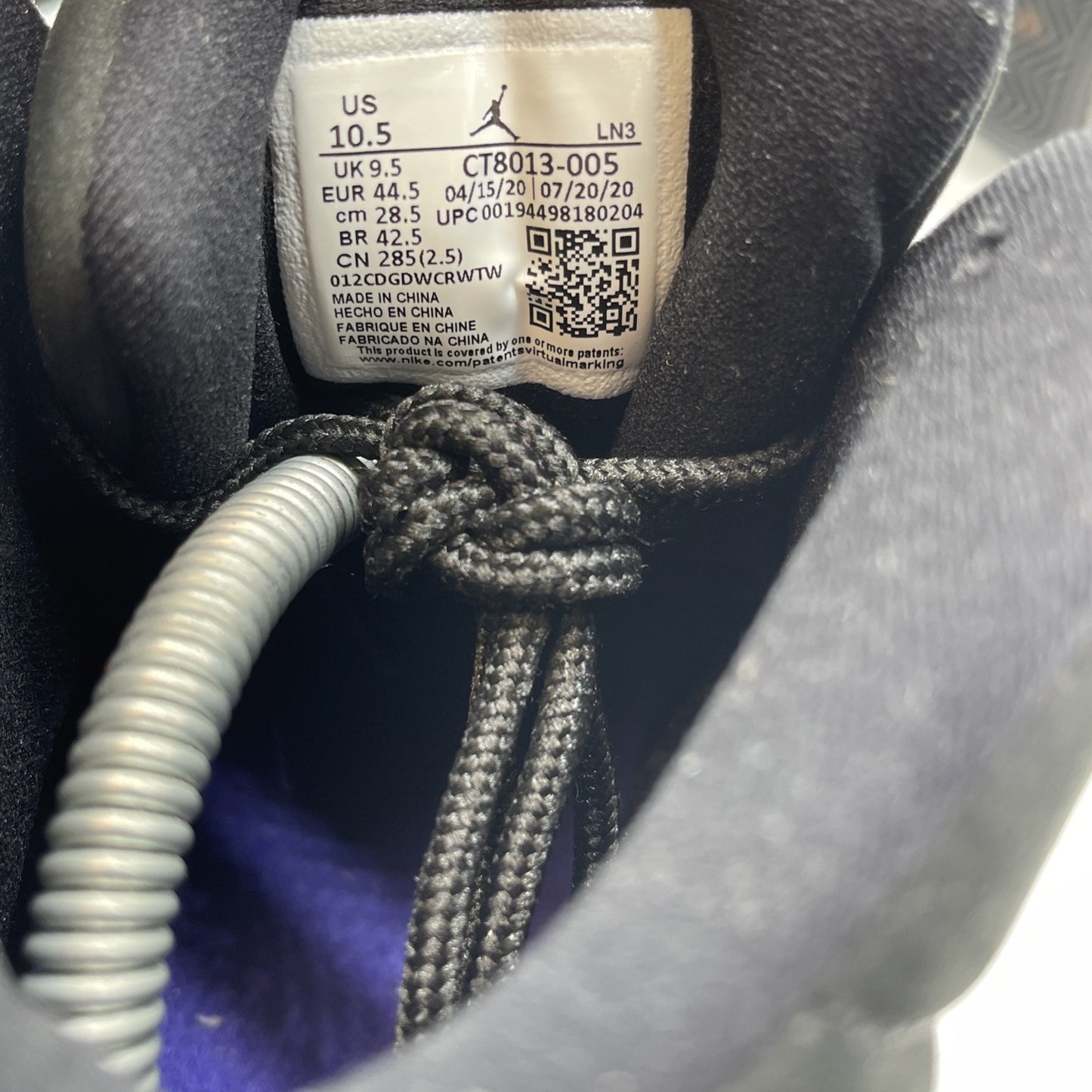 Size 10.5 - Air Jordan 12 Retro Dark Concord Black Suede (CT8013-005)