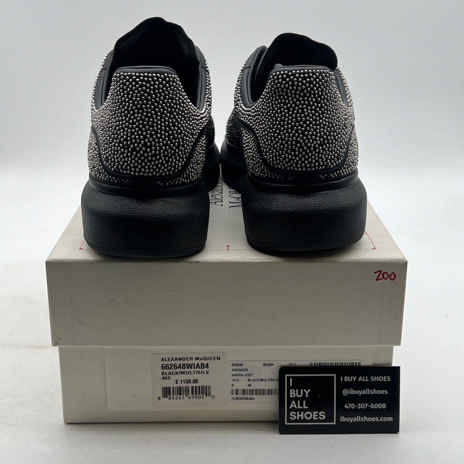 Size 46 - Alexander McQueen Men's Casual Sneaker, studded