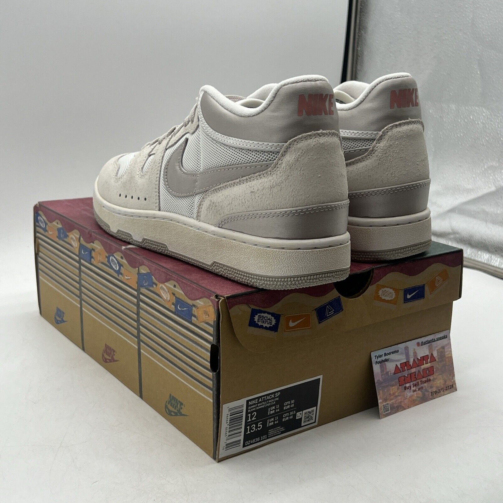 Size 12 - Nike Social Status x Mac Attack SP Silver Linings (DZ4636-101)