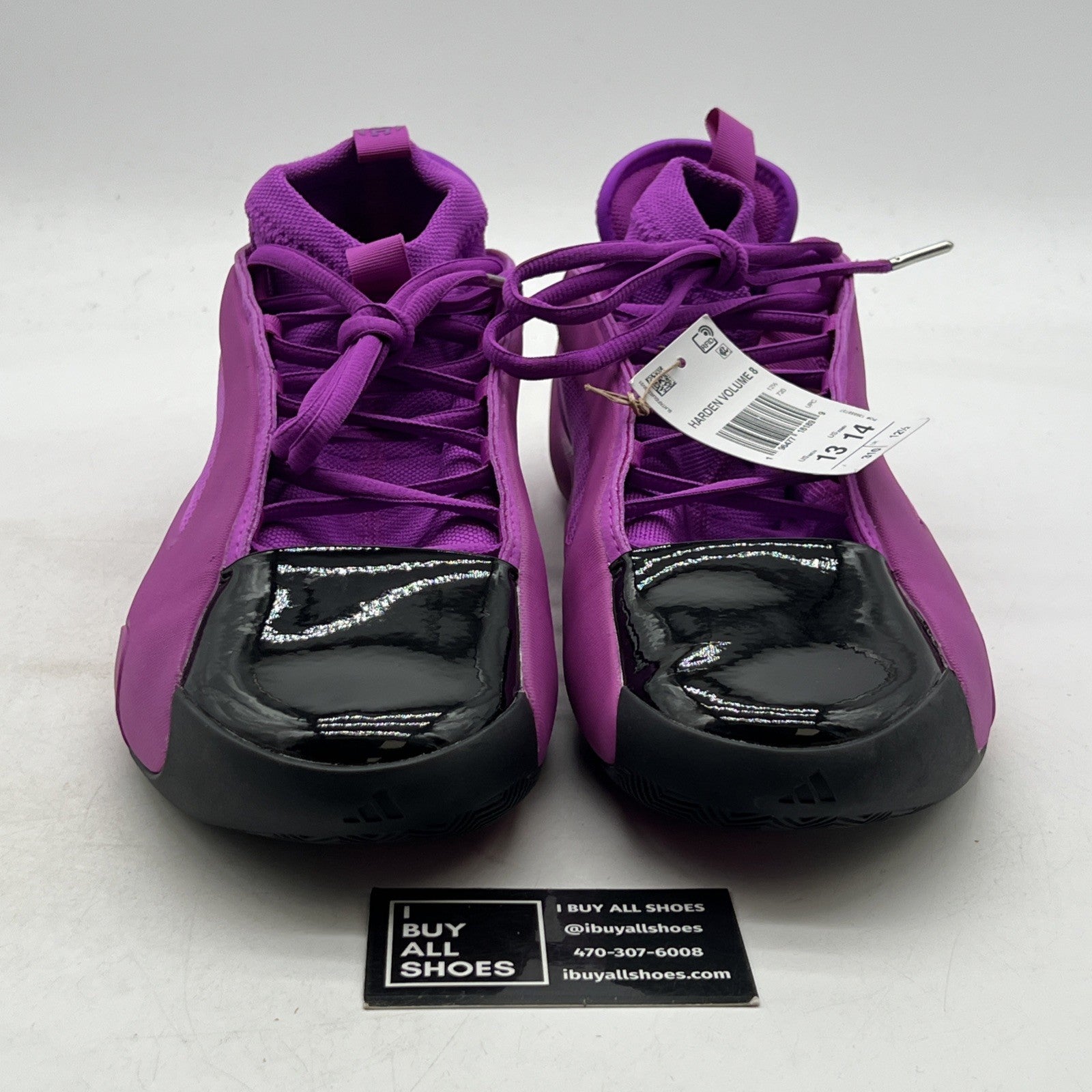 Size 13 - adidas Harden Vol. 8 Purple Burst (IG6647)