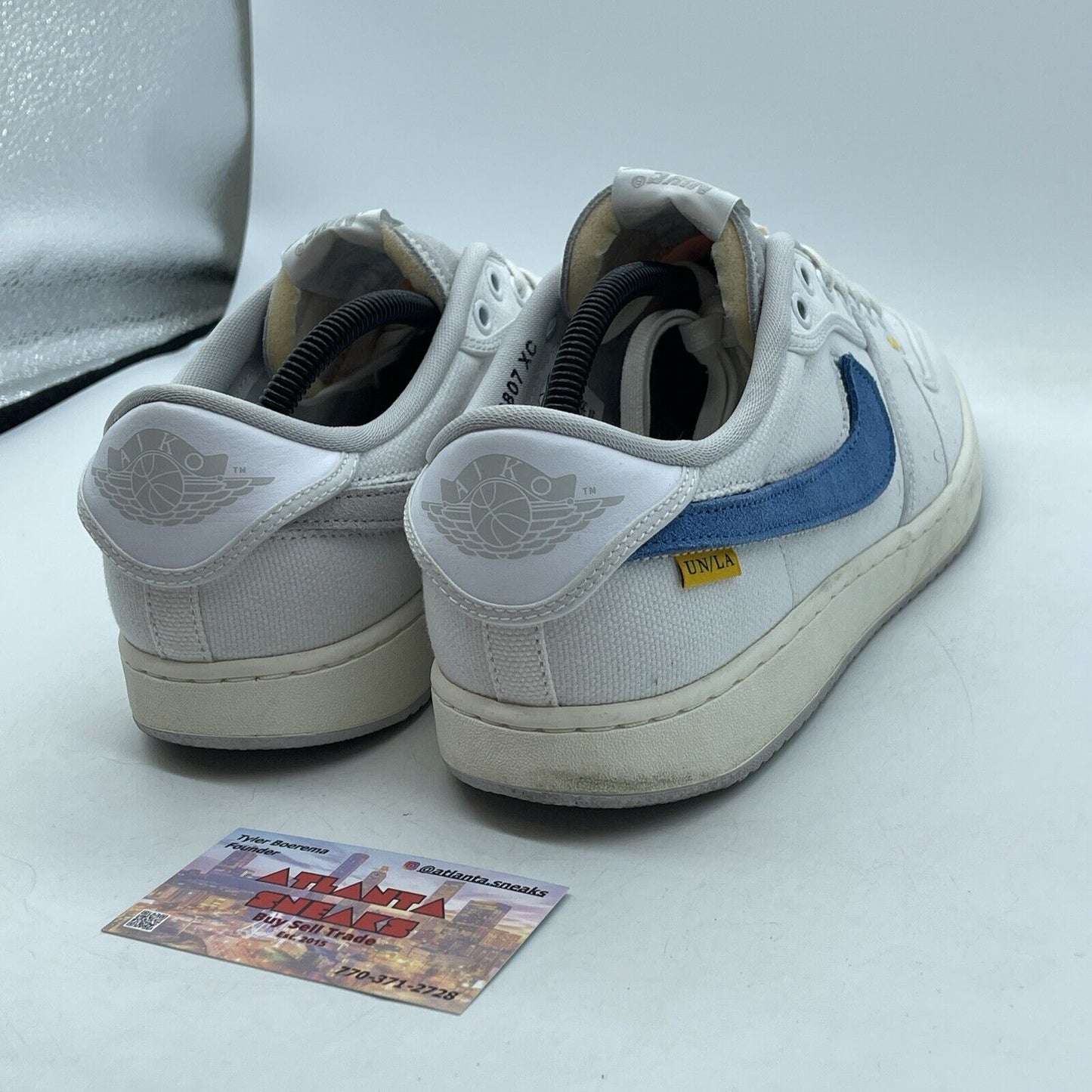 Size 10.5 - Jordan 1 KO x Union LA Low White Neutral Grey Suede (DO8912-101)