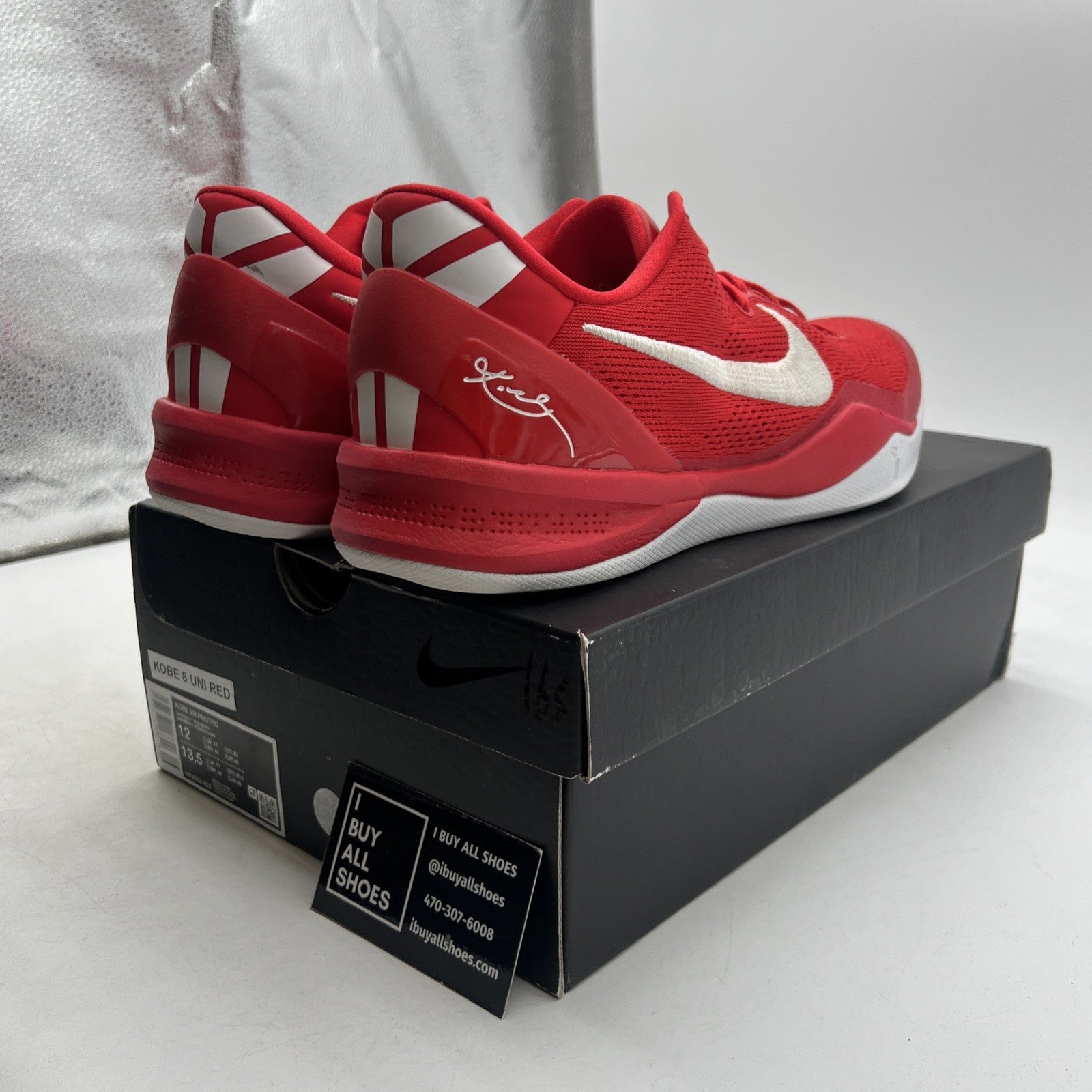 Size 12 - Nike Kobe VIII Protro University Red White (HF9550-600)