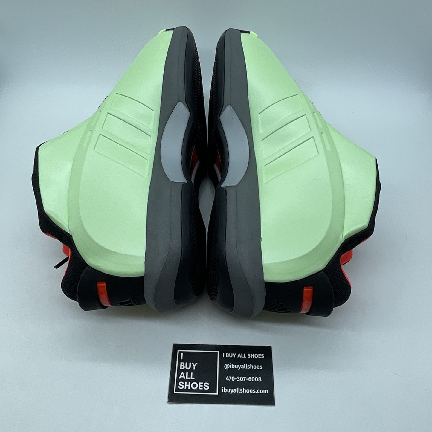Size 13 - adidas Crazy 1 Mint Green Grey Black Suede Leather (IG1603)