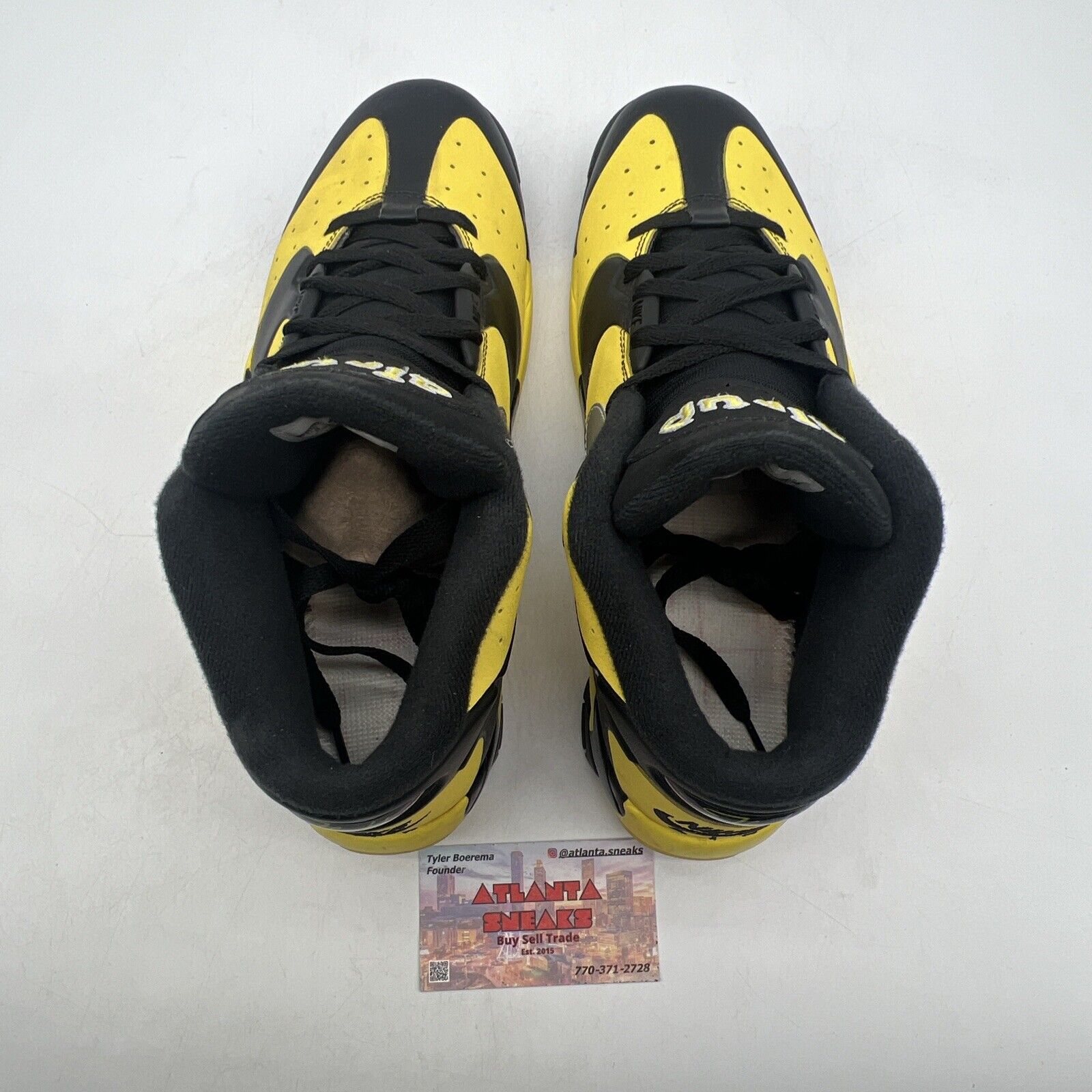 Size 9 - Nike Air Up '14 Black Yellow Strike