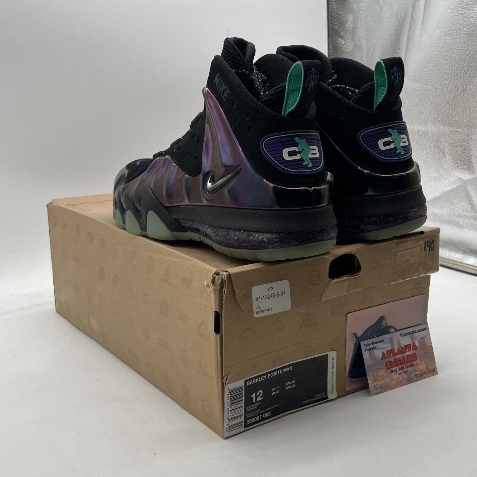 Size 12 - Nike Barkley Posite Max Eggplant (555097-003)