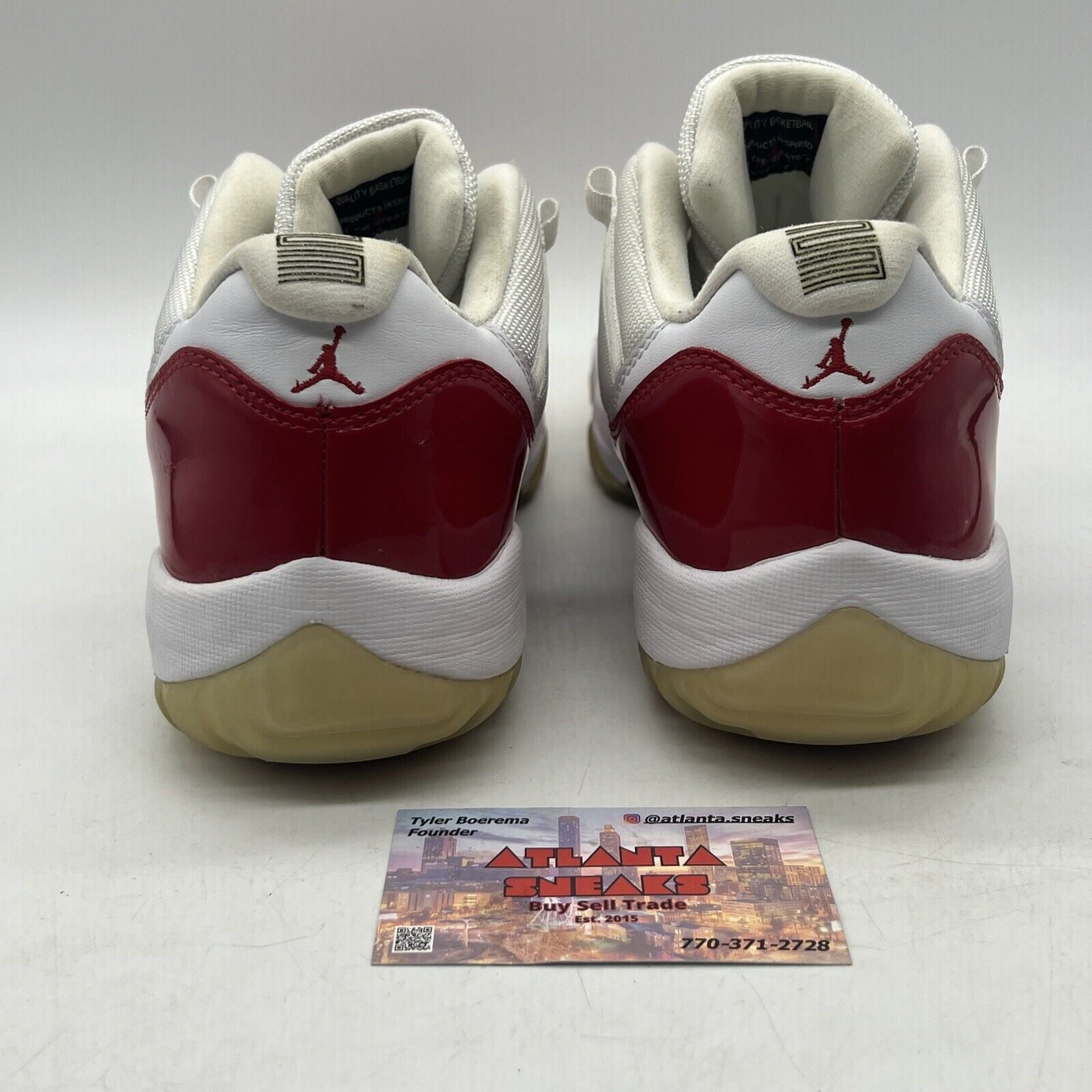 Size 11 - Air Jordan 11 Retro 2016 Low Cherry White (528895-102)