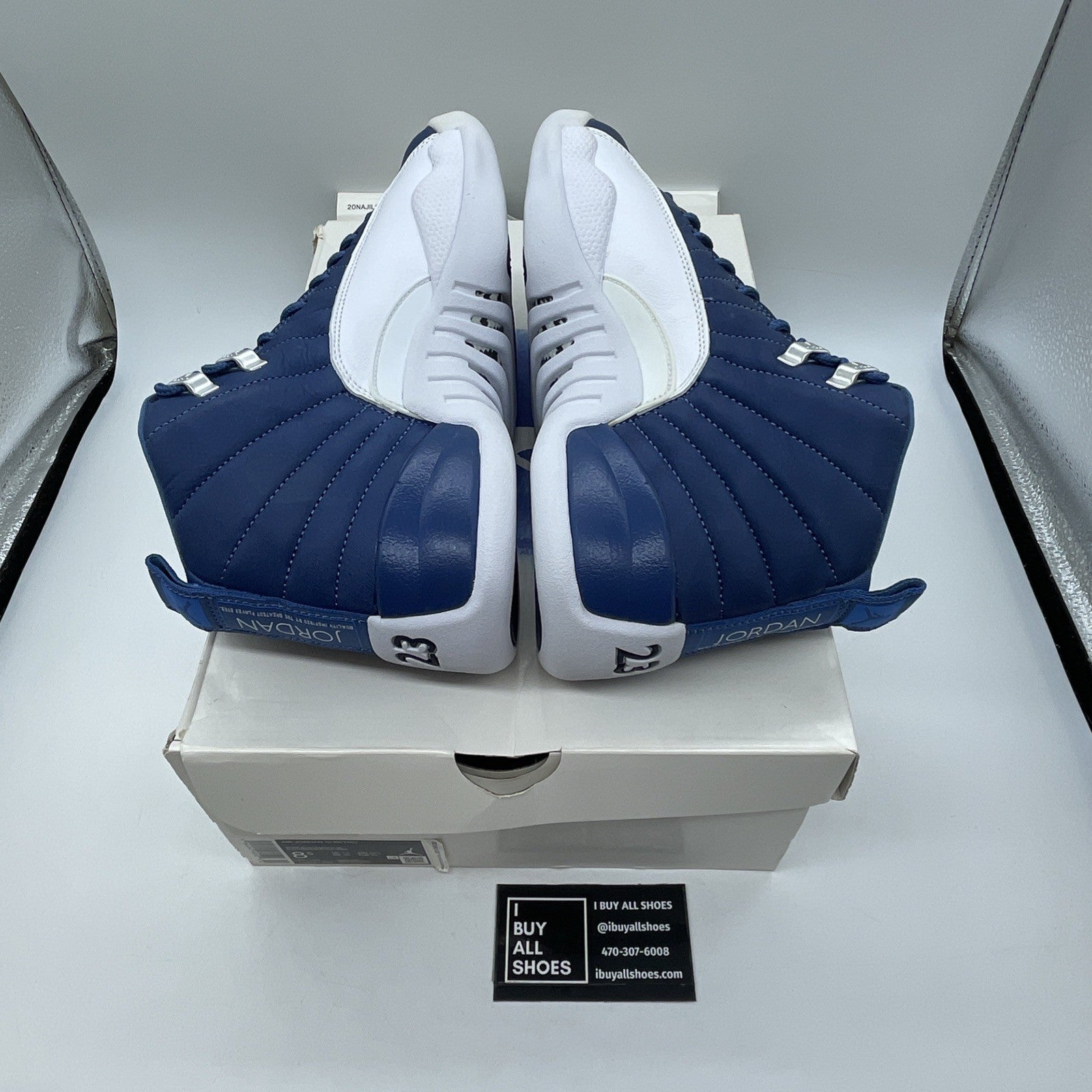 Size 8.5 - Air Jordan 12 Retro Indigo 2020 Suede Leather (130690-404)