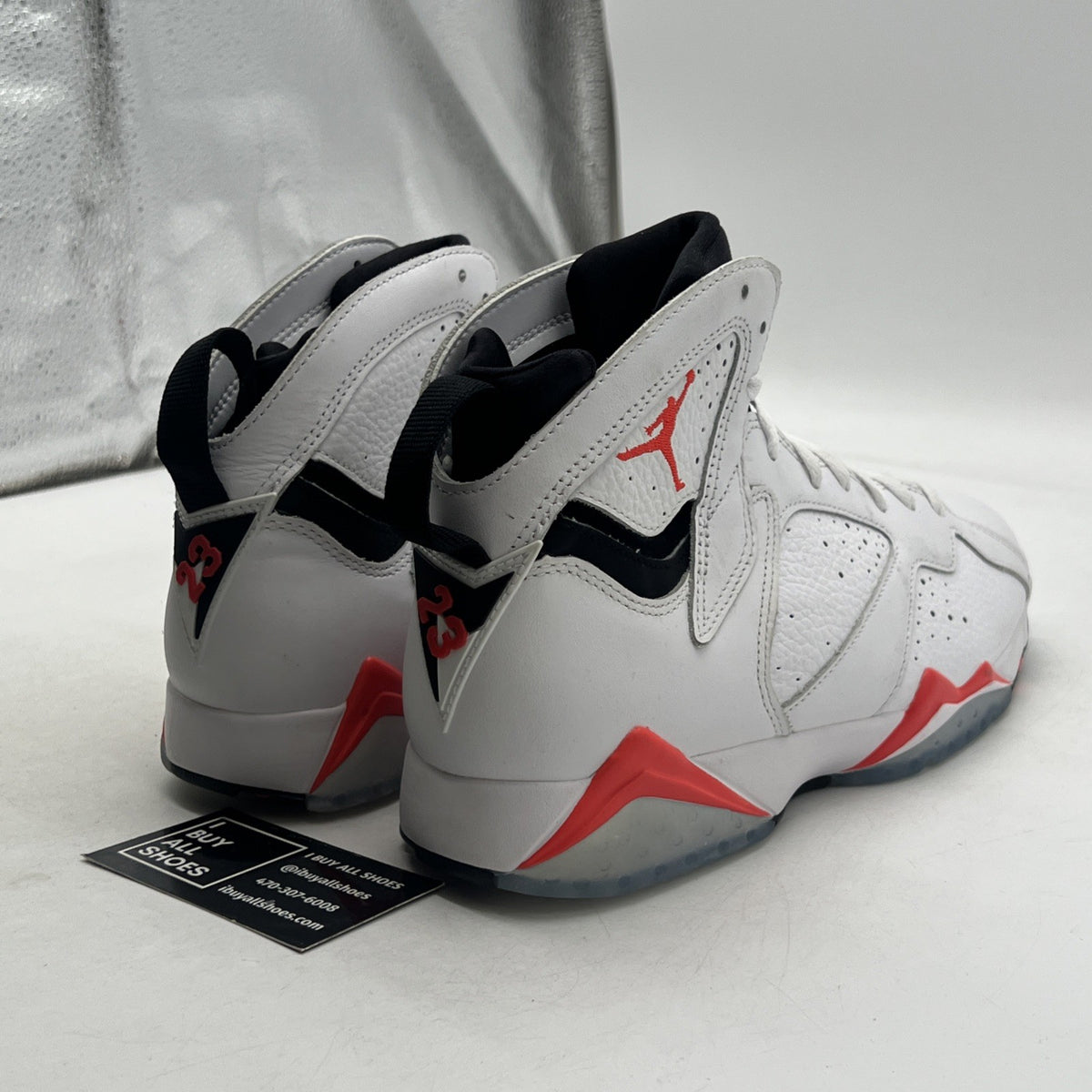 Size 8.5 - Air Jordan 7 Retro White Infrared (CU9307-160)