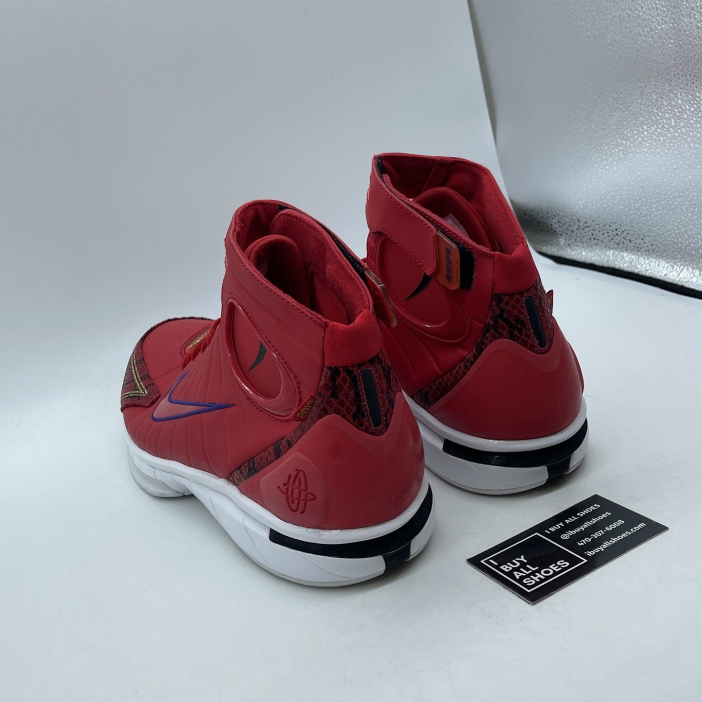 Size 13 - Nike Air Zoom Huarache 2K4 Chinese New Year Red Suede (511425-600)