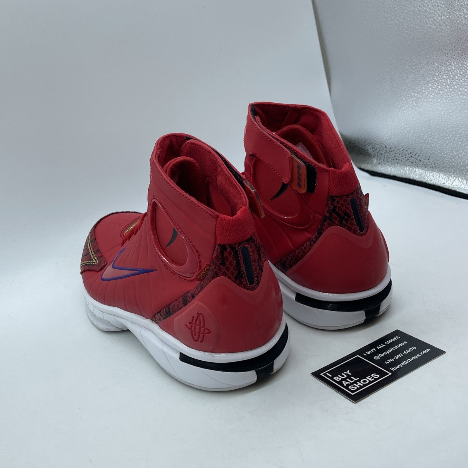Size 13 - Nike Air Zoom Huarache 2K4 Chinese New Year Red Suede (511425-600)