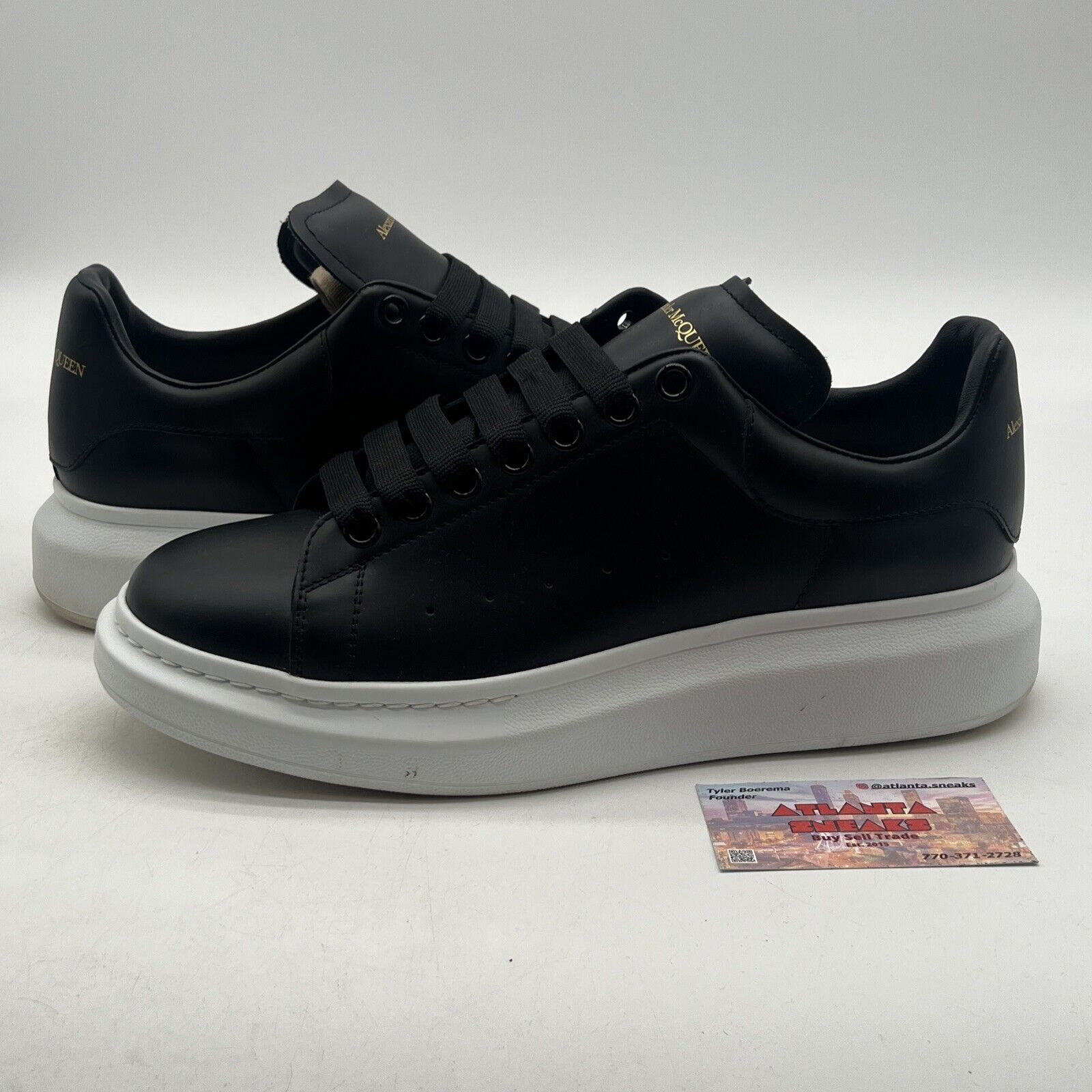 Size 11.5 - Alexander McQueen Oversized Black and white