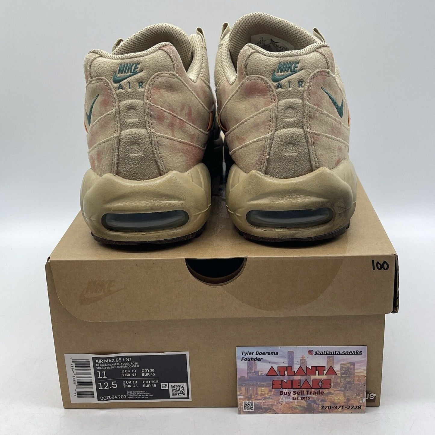 Size 11 - Nike Air Max 95 N7 2022 Brown Green Orange Blue Suede (DQ7604-200)