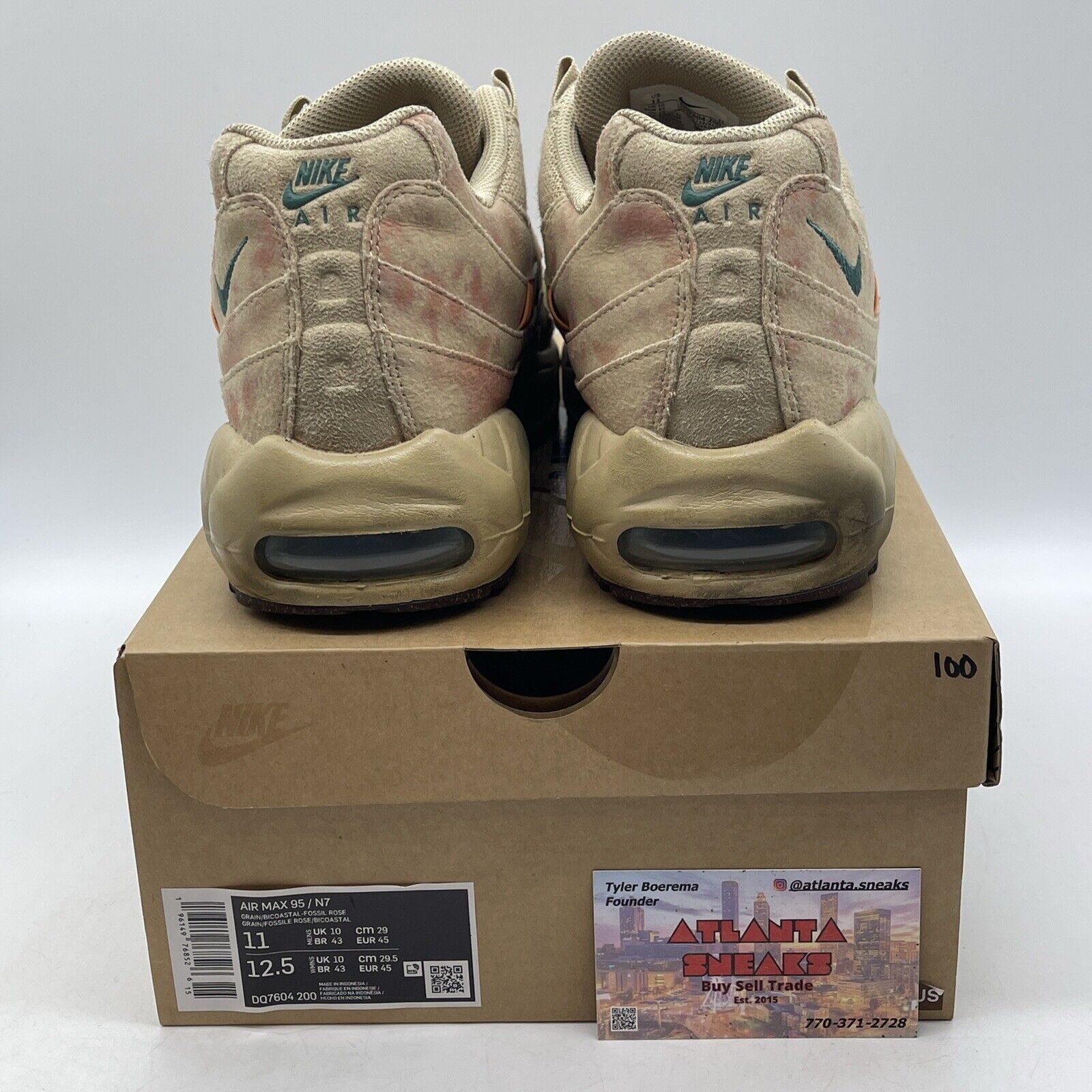 Size 11 - Nike Air Max 95 N7 2022 Brown Green Orange Blue Suede (DQ7604-200)