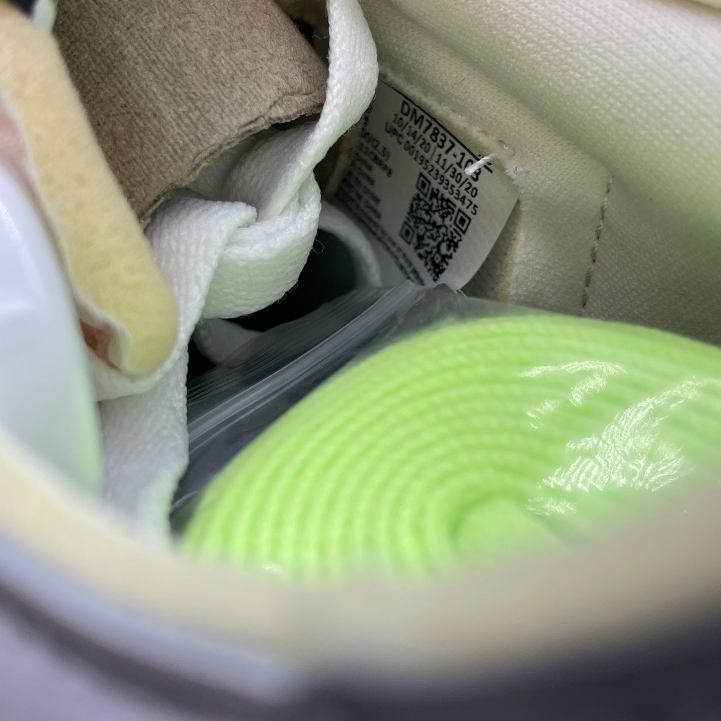 Size 12 - Air Jordan 1 Retro OG Low Ghost Green Suede Leather (DM7837-103)
