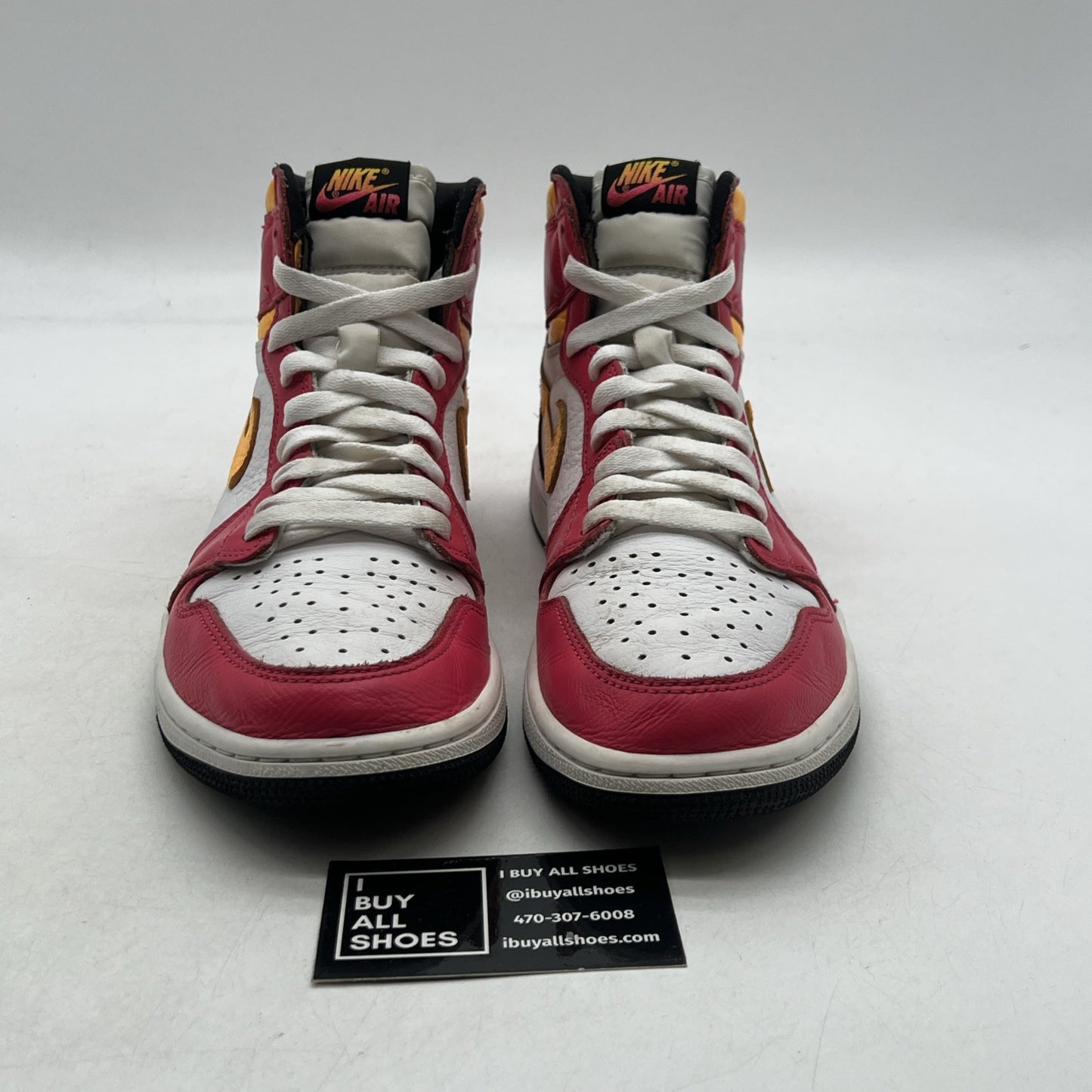 Size 9 - Air Jordan 1 Retro High OG Light Fusion Red 2021 (555088-603)