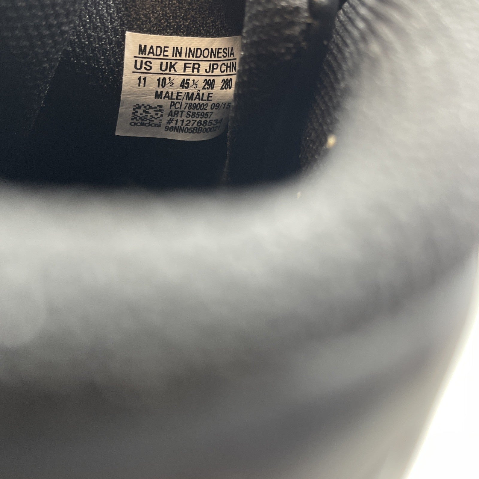 Size 11 - Adidas Pro Model Triple Black (S85957)
