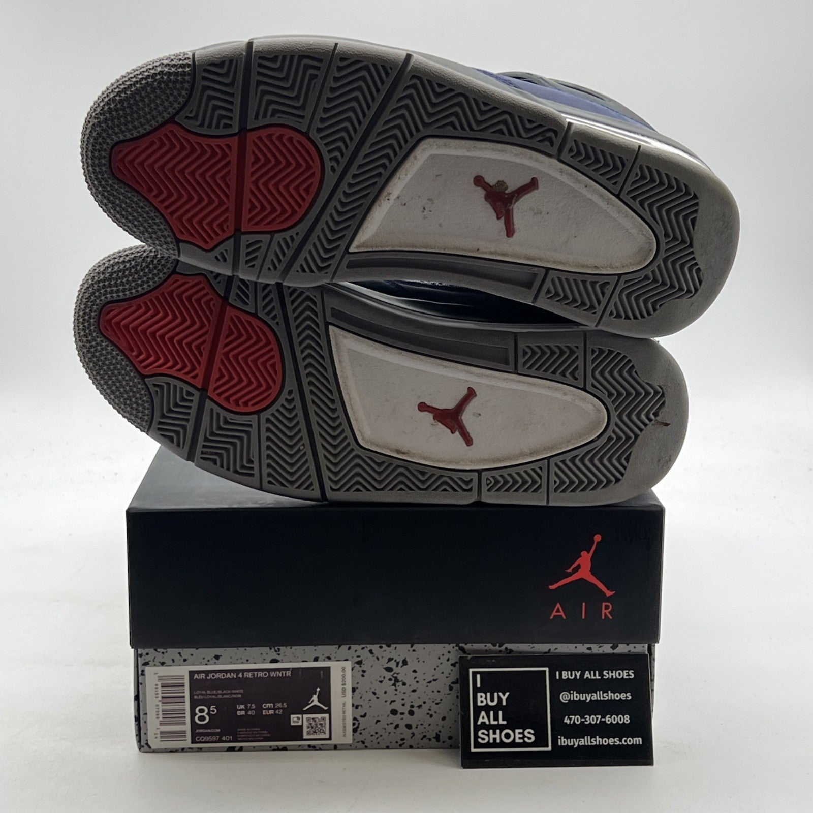 Size 8.5 - Air Jordan 4 Winter Loyal Blue 2019 (CQ9597-401)