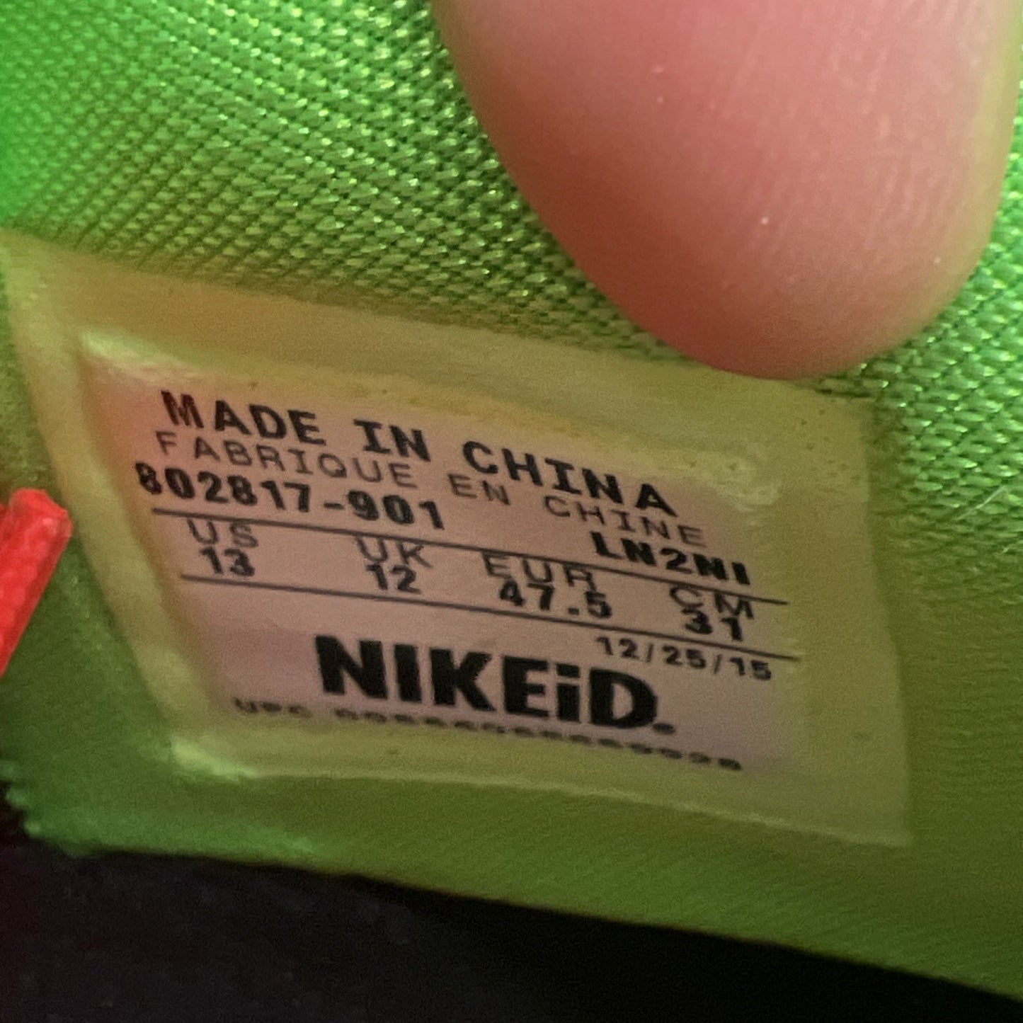 Size 13 - Nike iD Kobe 10 Men's Grinch NWB DS (802817-901)