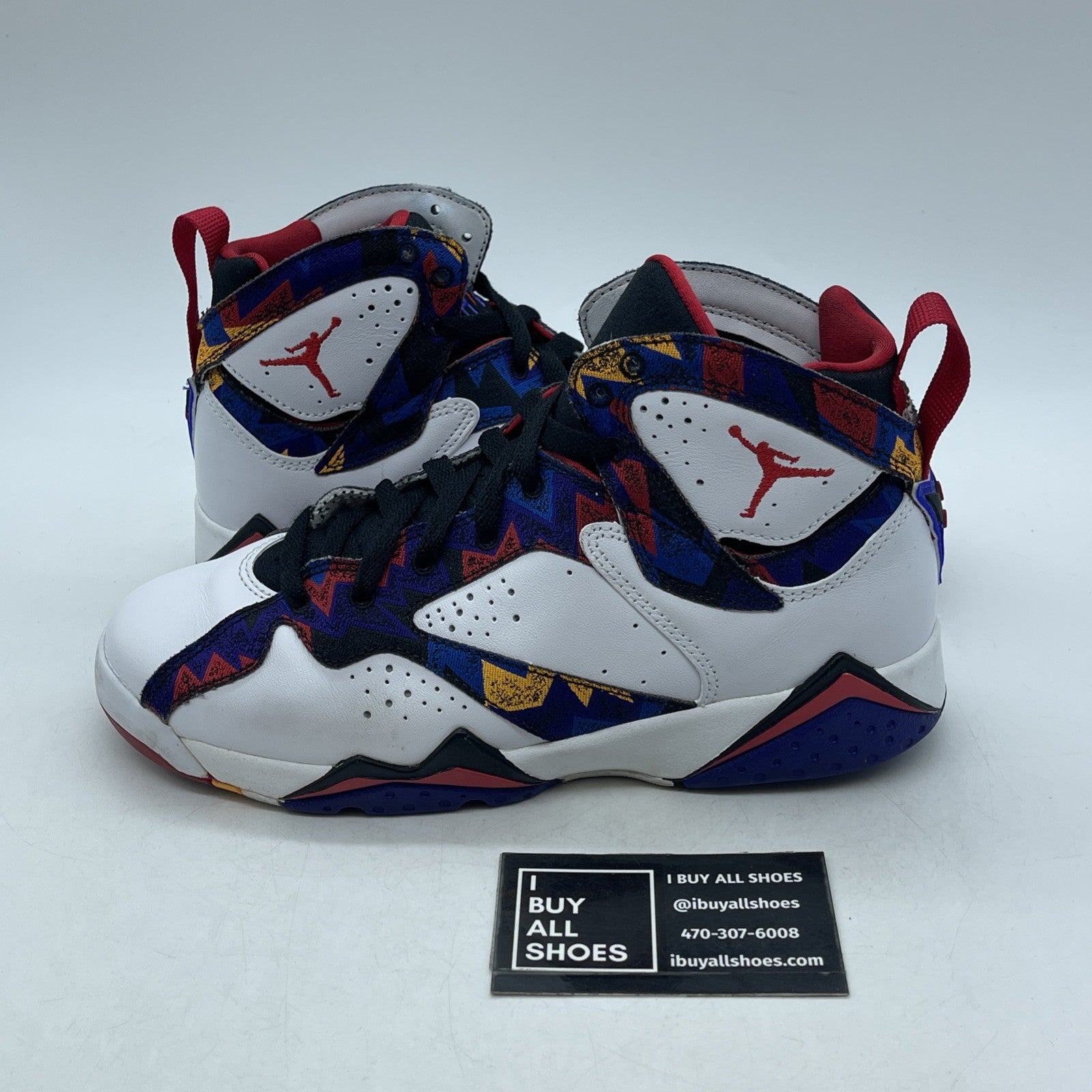 Size 5.5Y - Air Jordan 7 Retro Sweater (304774-142)