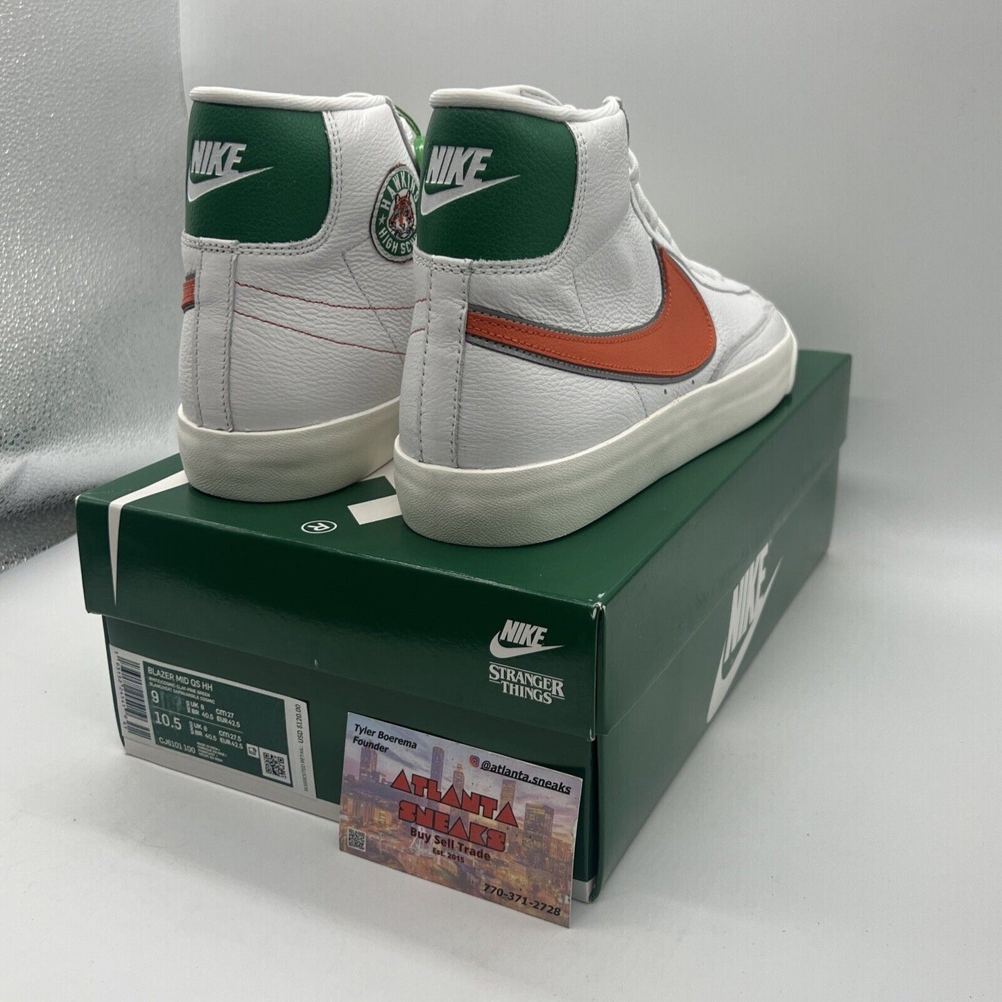 Size 9 - Nike Stranger Things x Blazer High Hawkins Brand New Og All Ds Sneakers