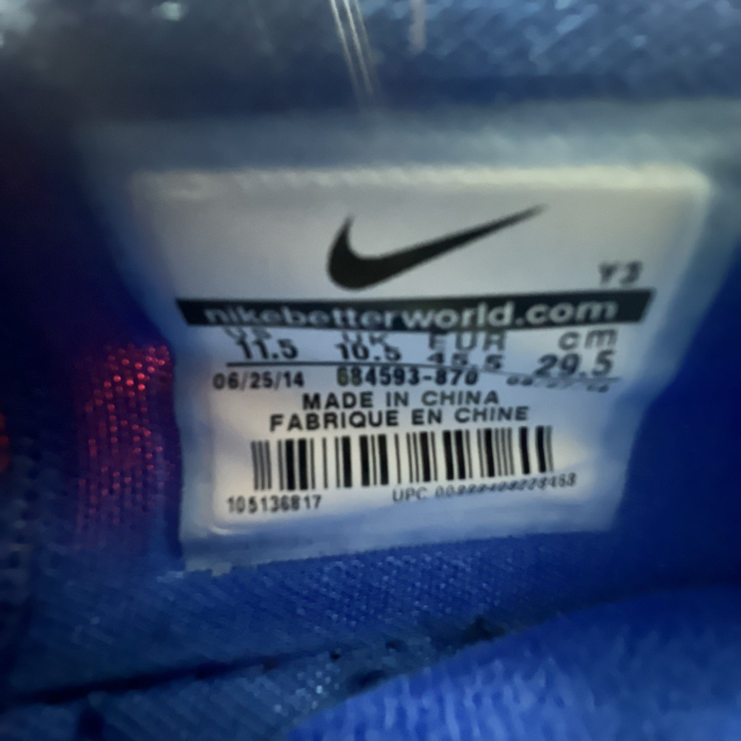 Size 11.5 - Nike LeBron 12 Six Meridians (684593-870)