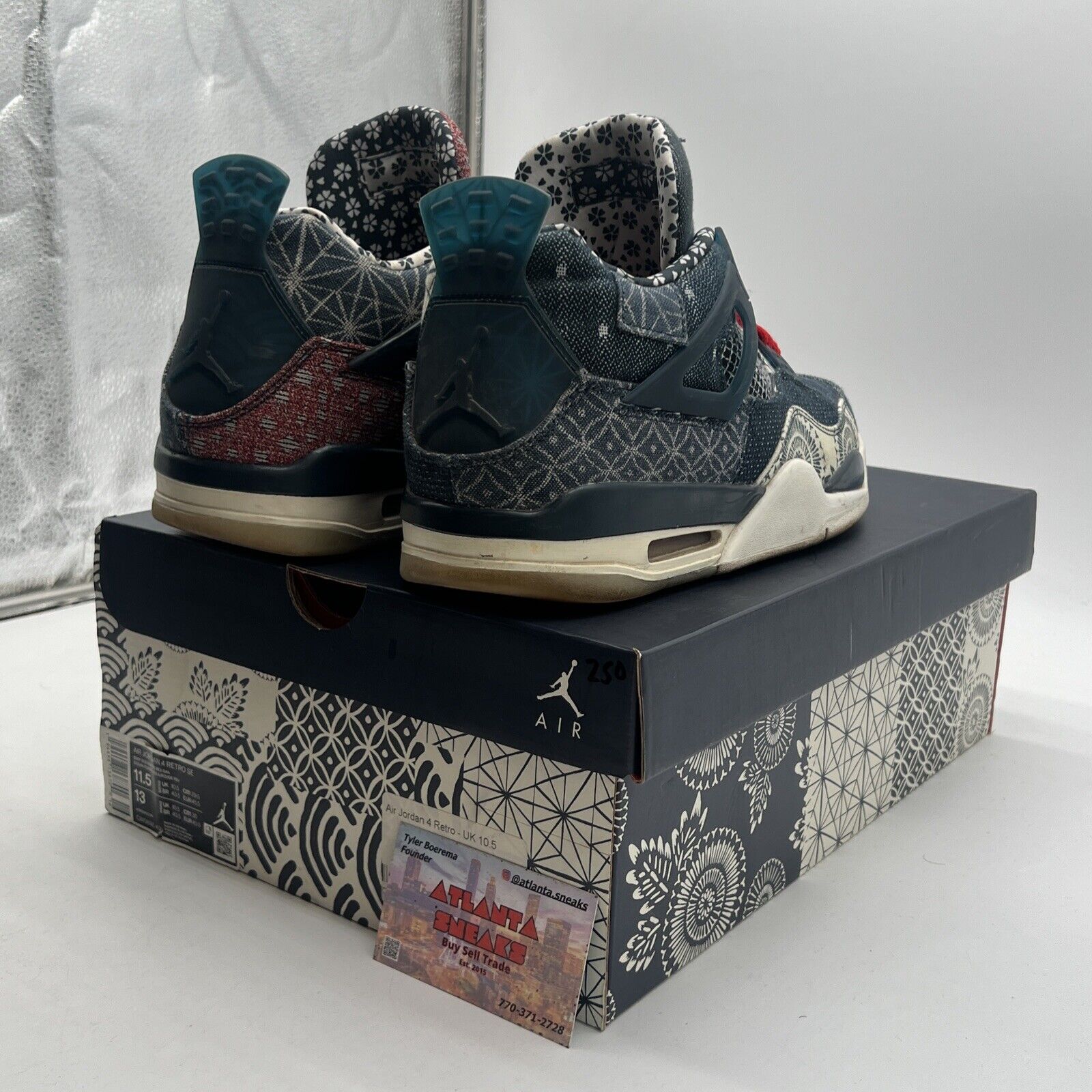 Size 11.5 - Air Jordan 4 Retro SE Sashiko (CW0898-400)