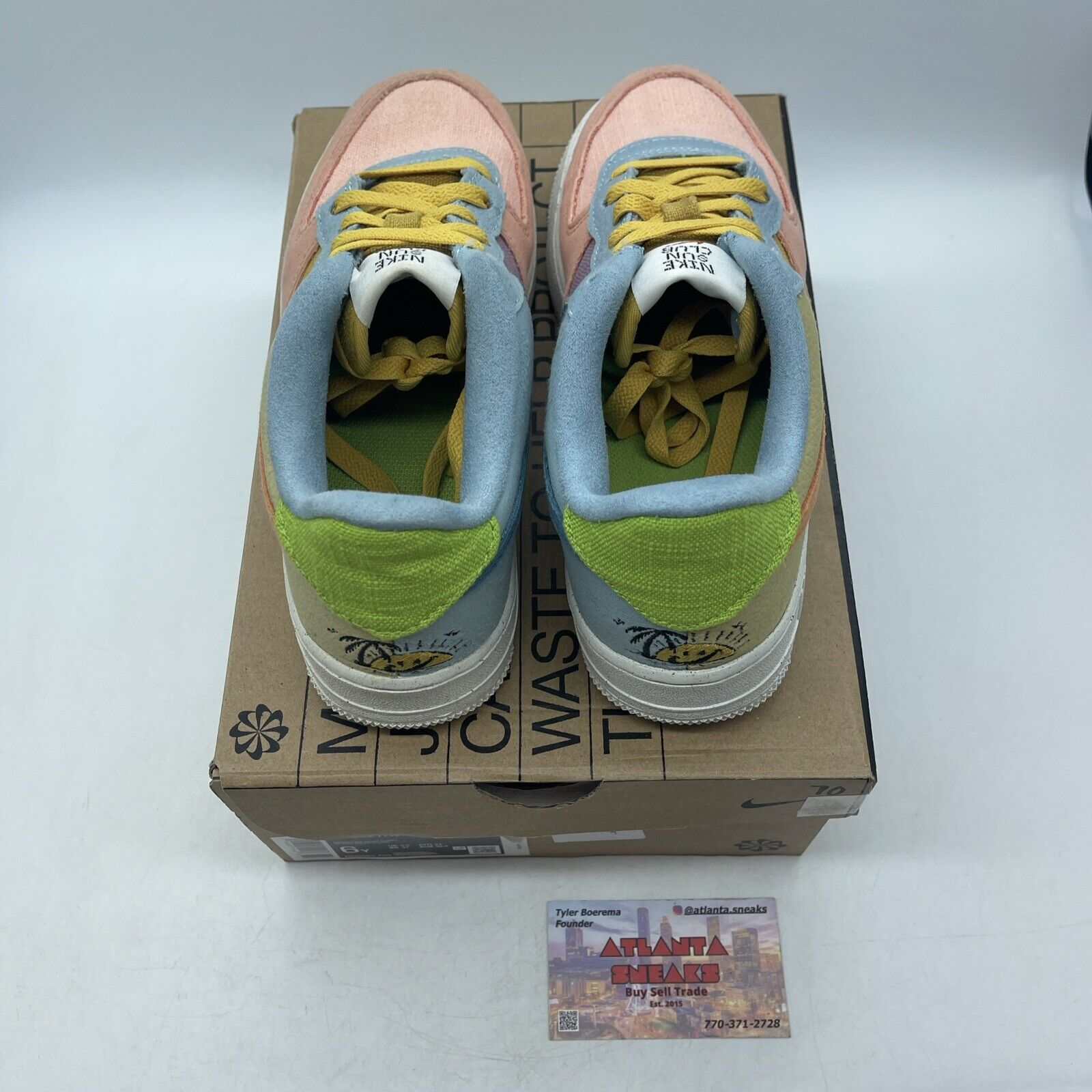 Size 6 (GS) - Nike Air Force 1 '07 LV8 Next Nature Low Multi (DM0984-700)