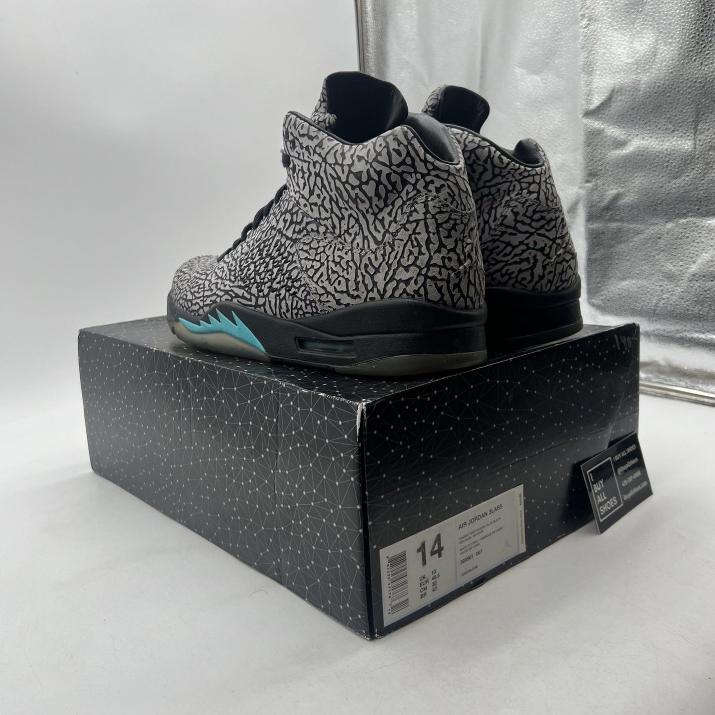Size 14 - Air Jordan 5 Retro 3Lab5 (599581-007)